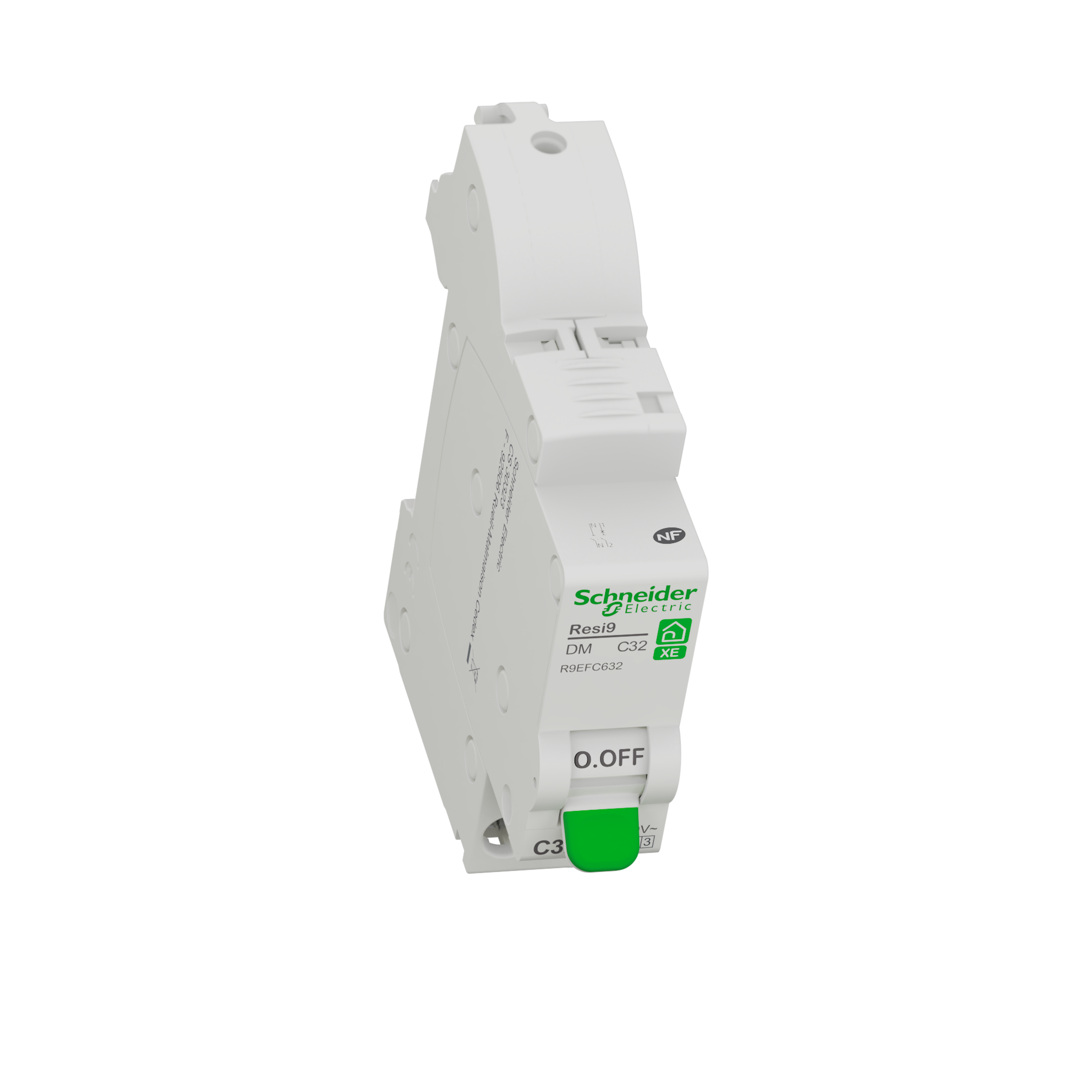 Disjoncteur modulaire 32A courbe C Resi9 XE, SCHNEIDER ELECTRIC - 3