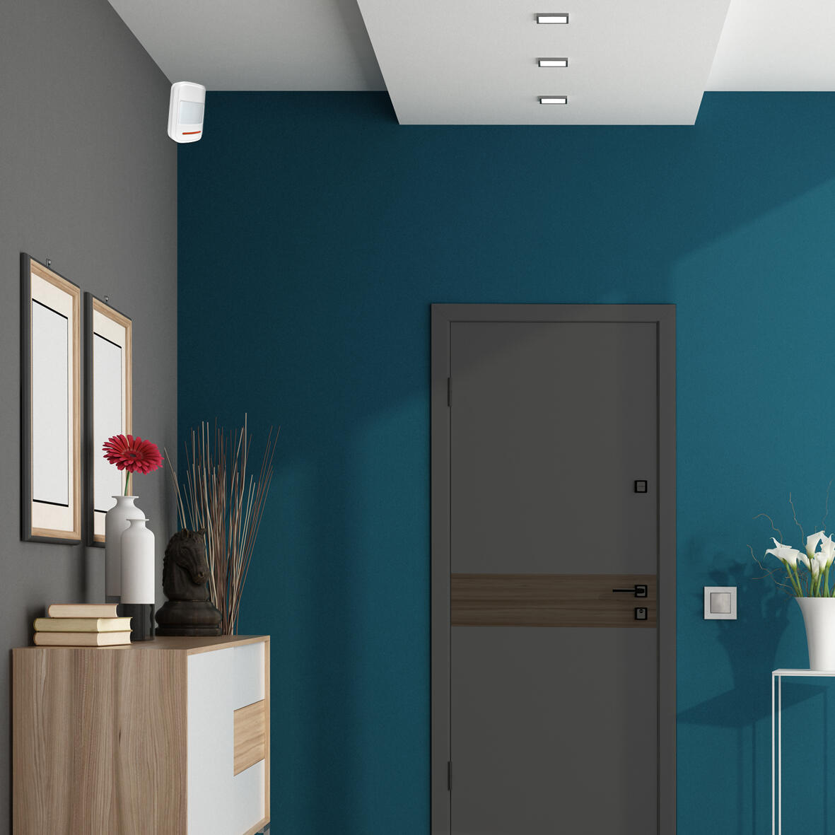 N/a détecteur de mouvement intérieure pour alarme, SEDEA blanc - 5