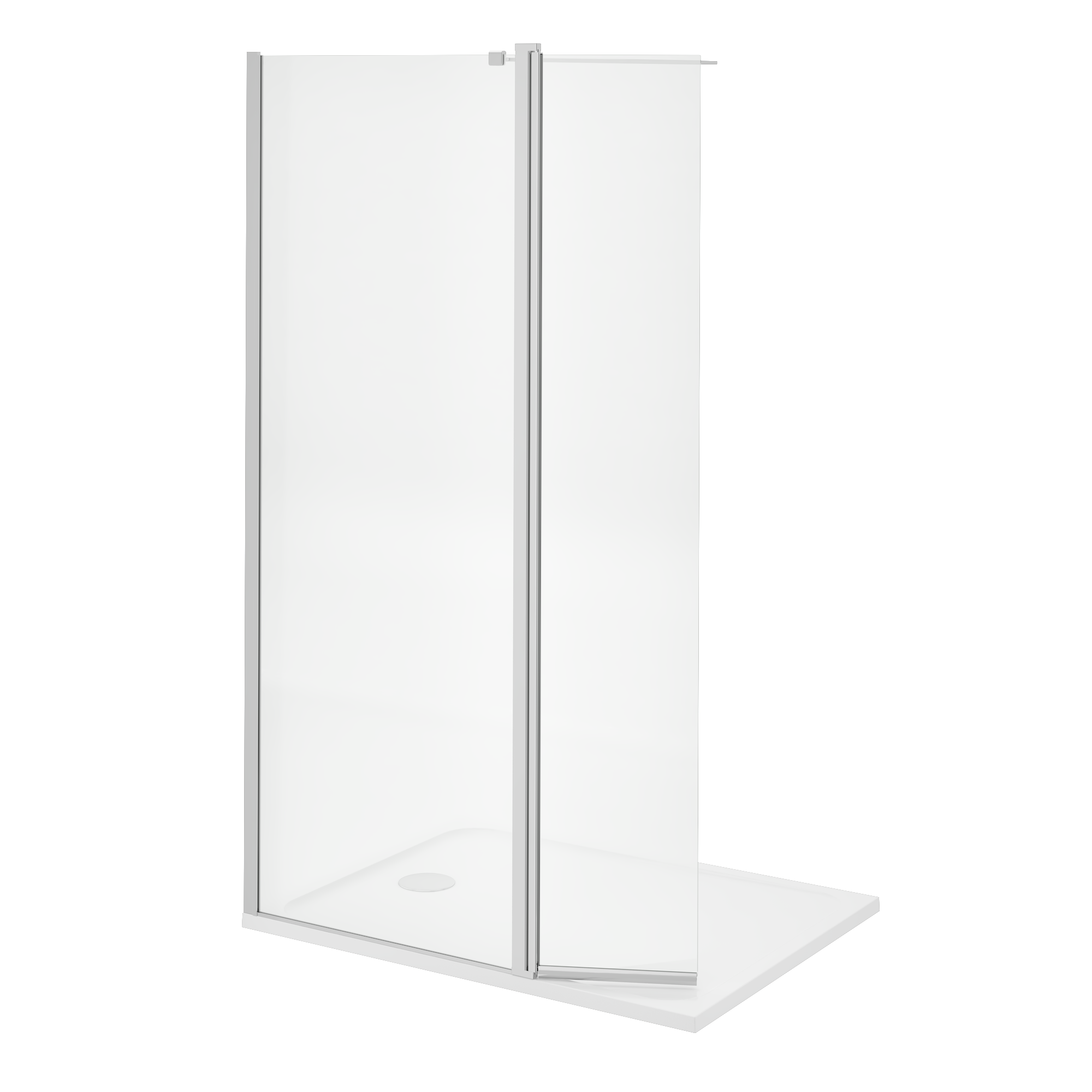 Kabina Walk-in Remix 80x200 transparentna profil chromowany Sensea - 22