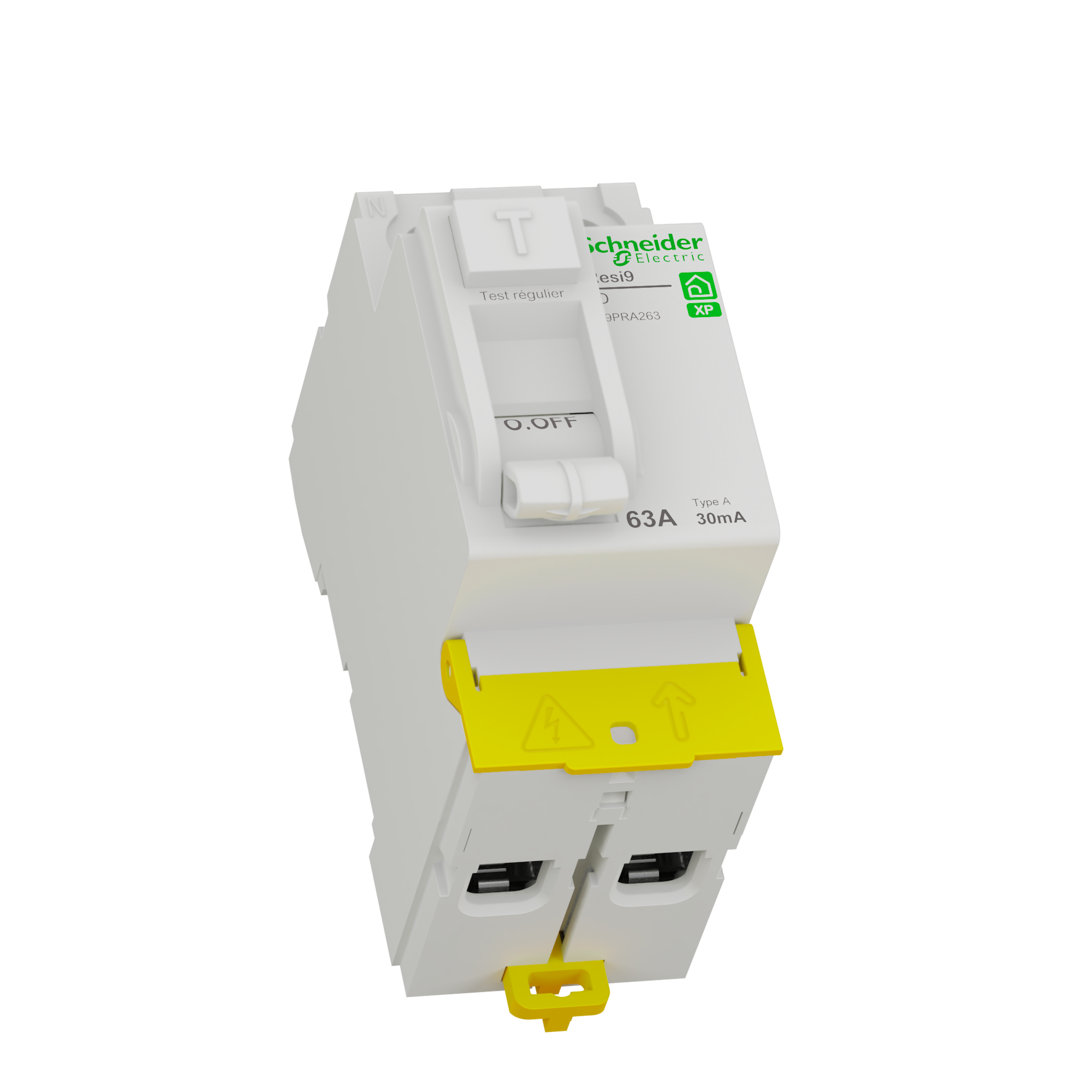 Interrupteur différentiel 2 pôles 63A 30mA Type A Resi9 XP, SCHNEIDER ELECTRIC - 6