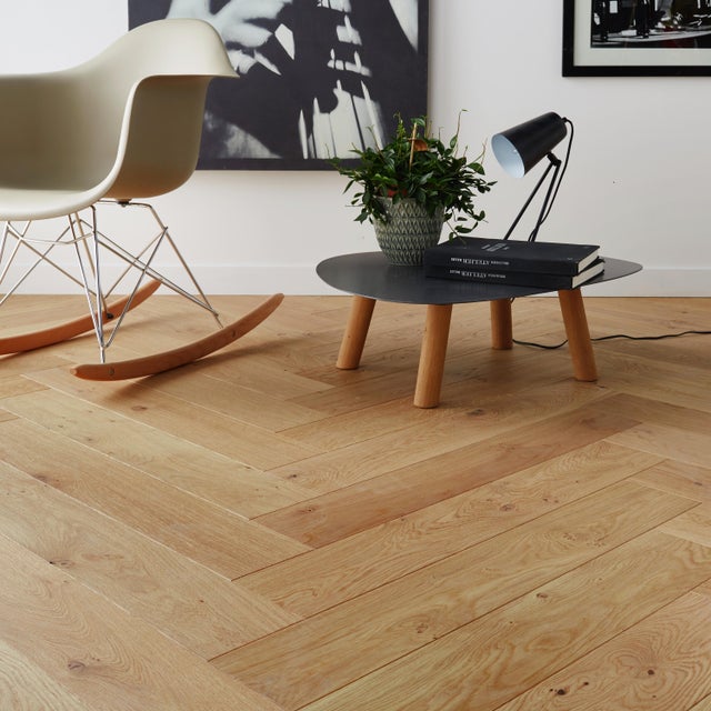 Echantillon parquet forte chêne chêne naturel vitrifié m BROCELIANDE Broceliande