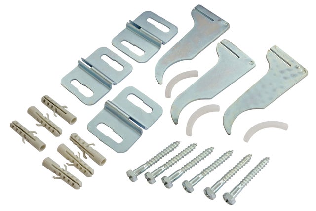 Fixations pour radiateur aluminium