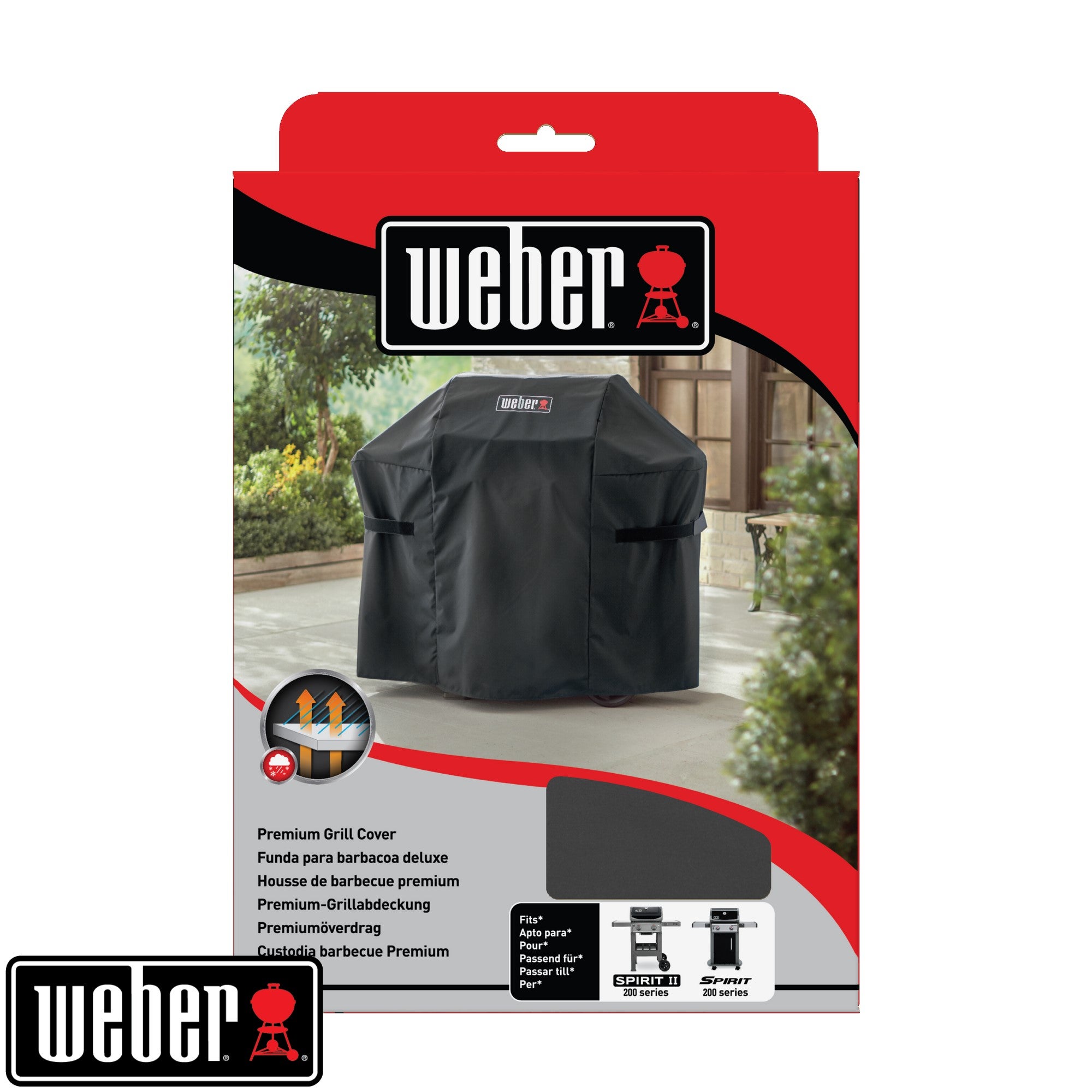 Housse de protection Premium pour barbecue Spirit II série 200 WEBER - 4