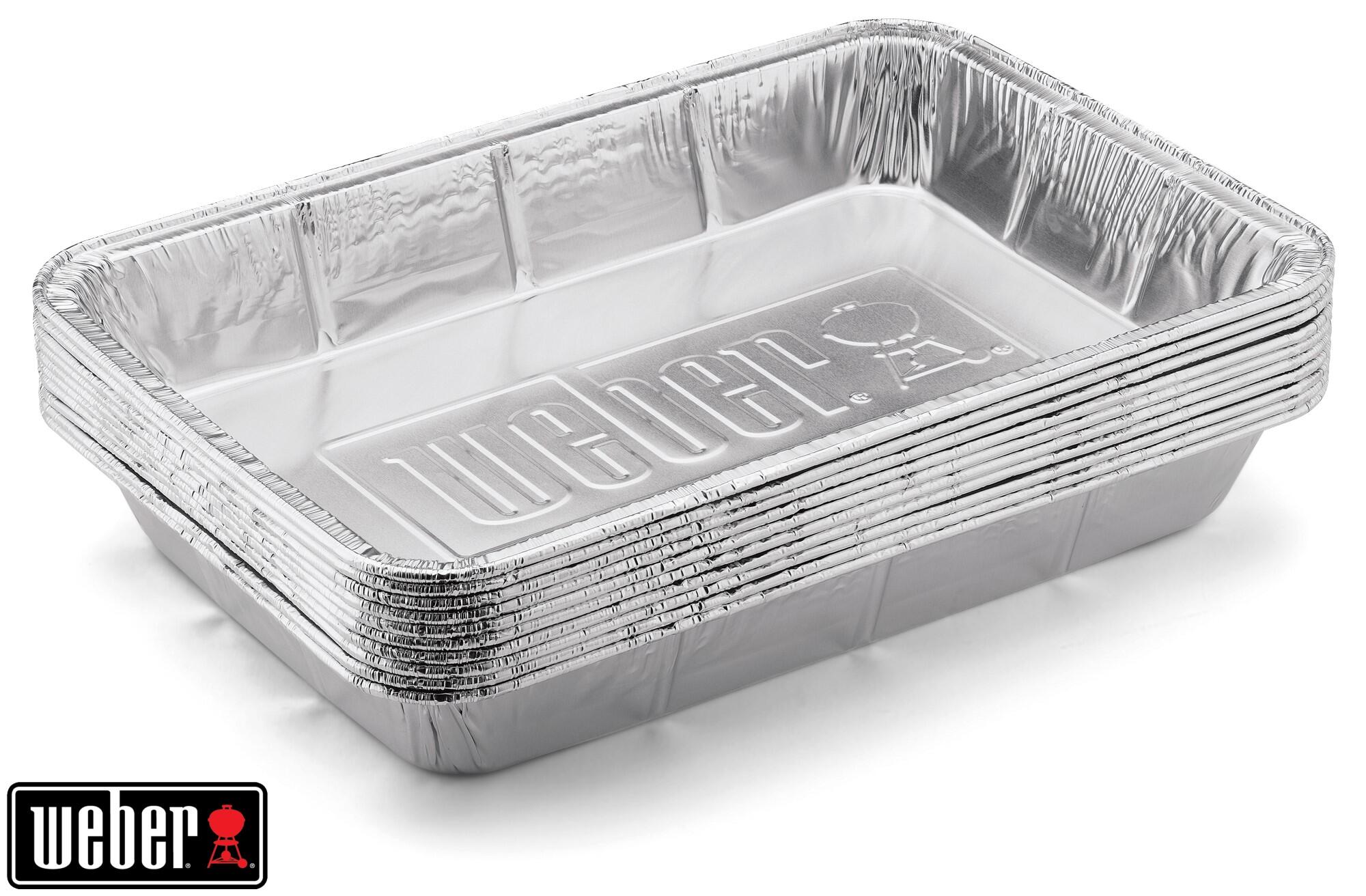 Grandes barquettes en aluminium WEBER - 2