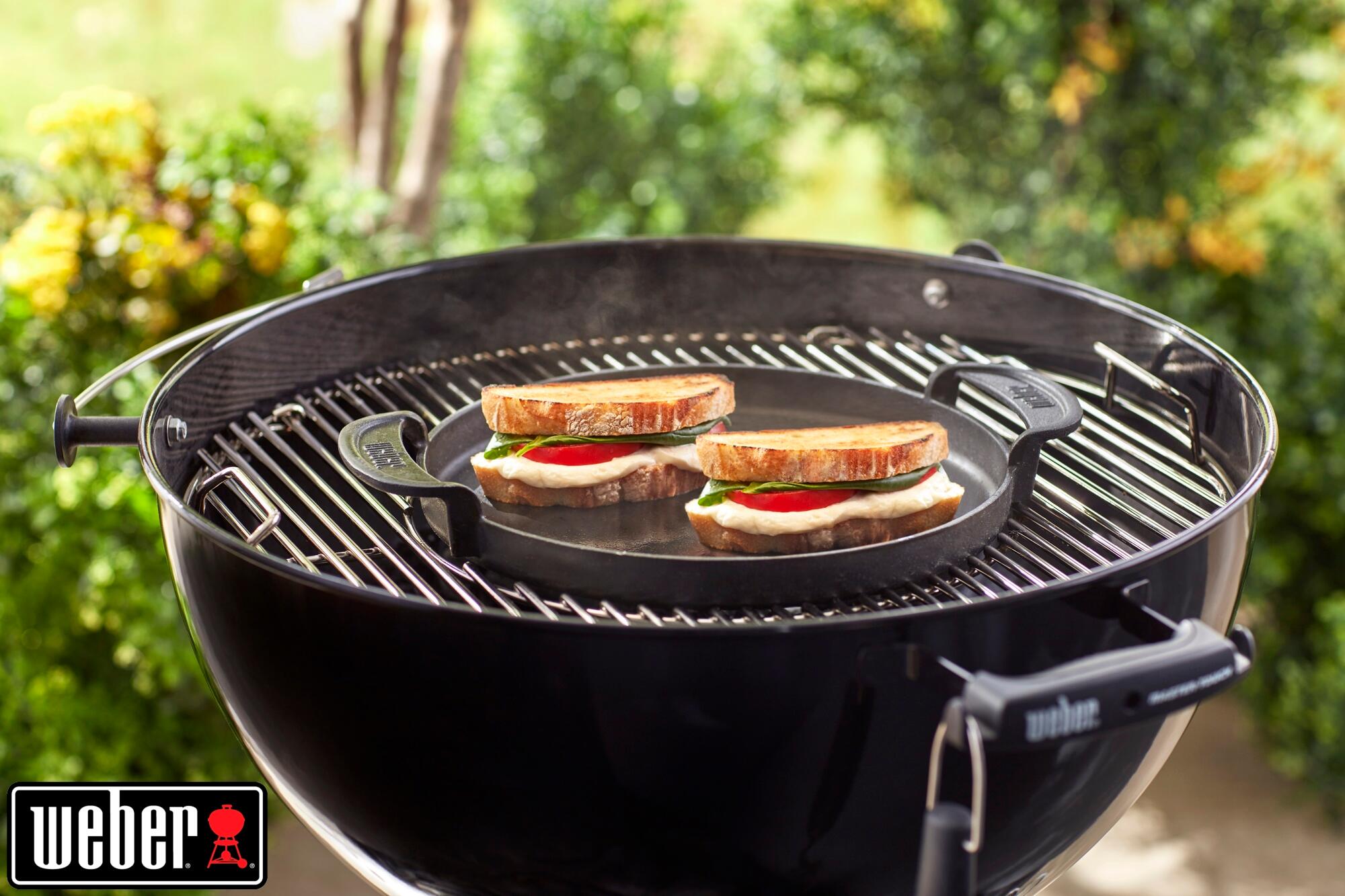 Pietra per barbecue in ghisa nera WEBER 30.5 x 38.5 cm - 11