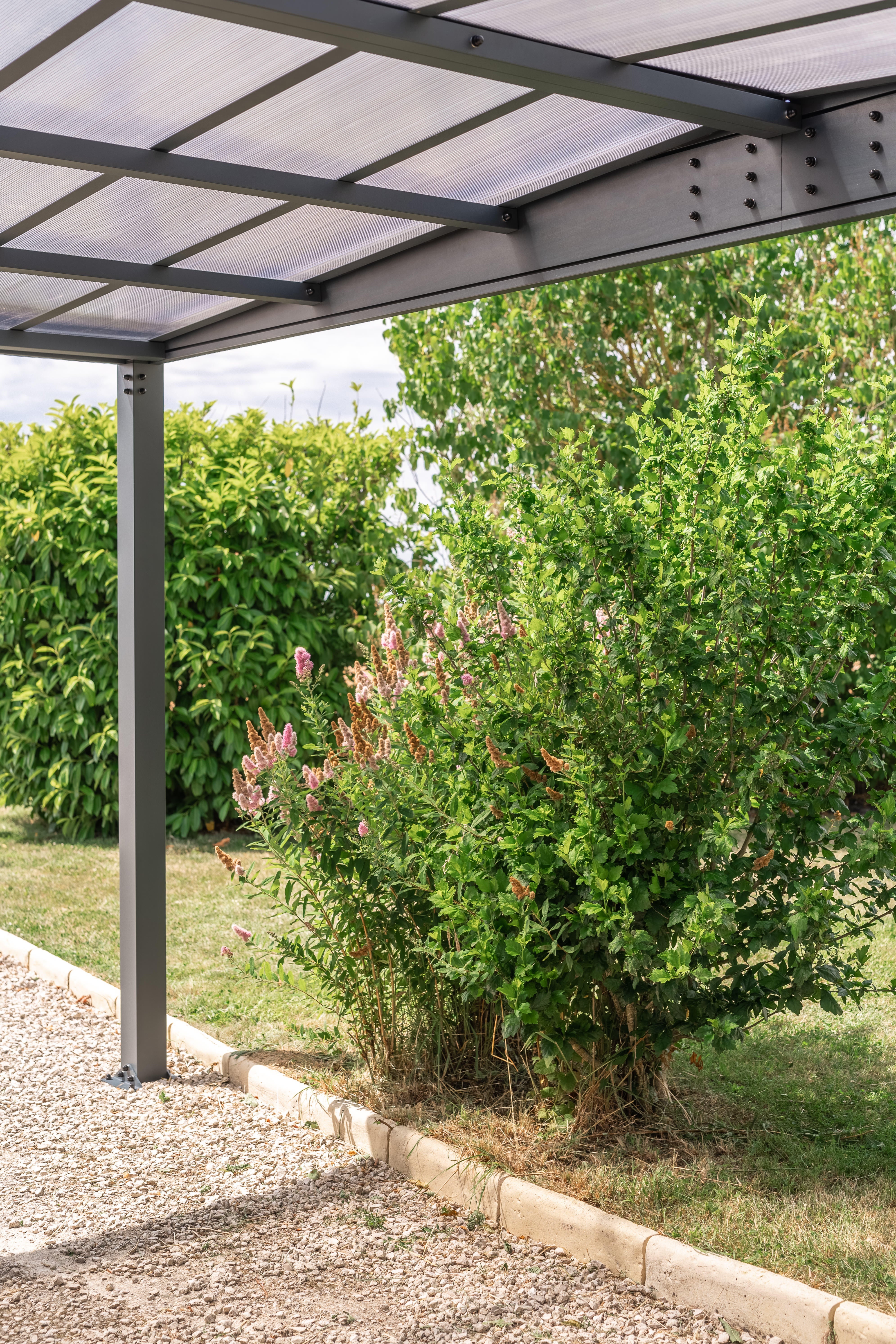 Carport aluminium TRIGANO 1 voiture, 15.65 m² - 8