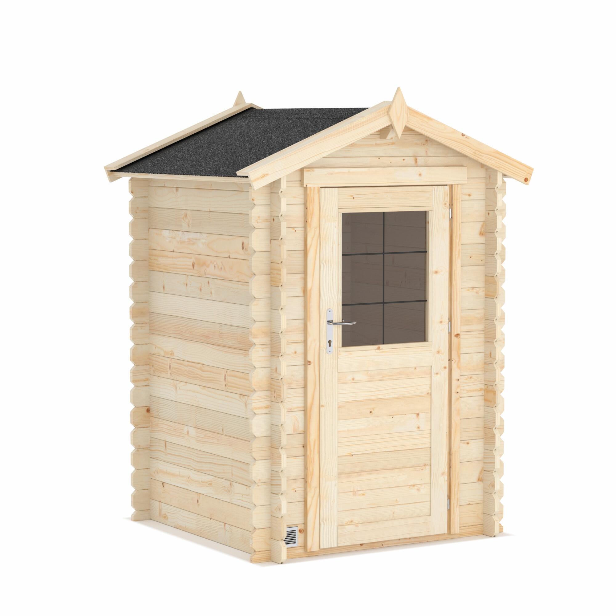 Cabanon de jardin Abri de jardin en rondins Bois massif 28 mm, 5,3 x 3 m -  Cdiscount Jardin