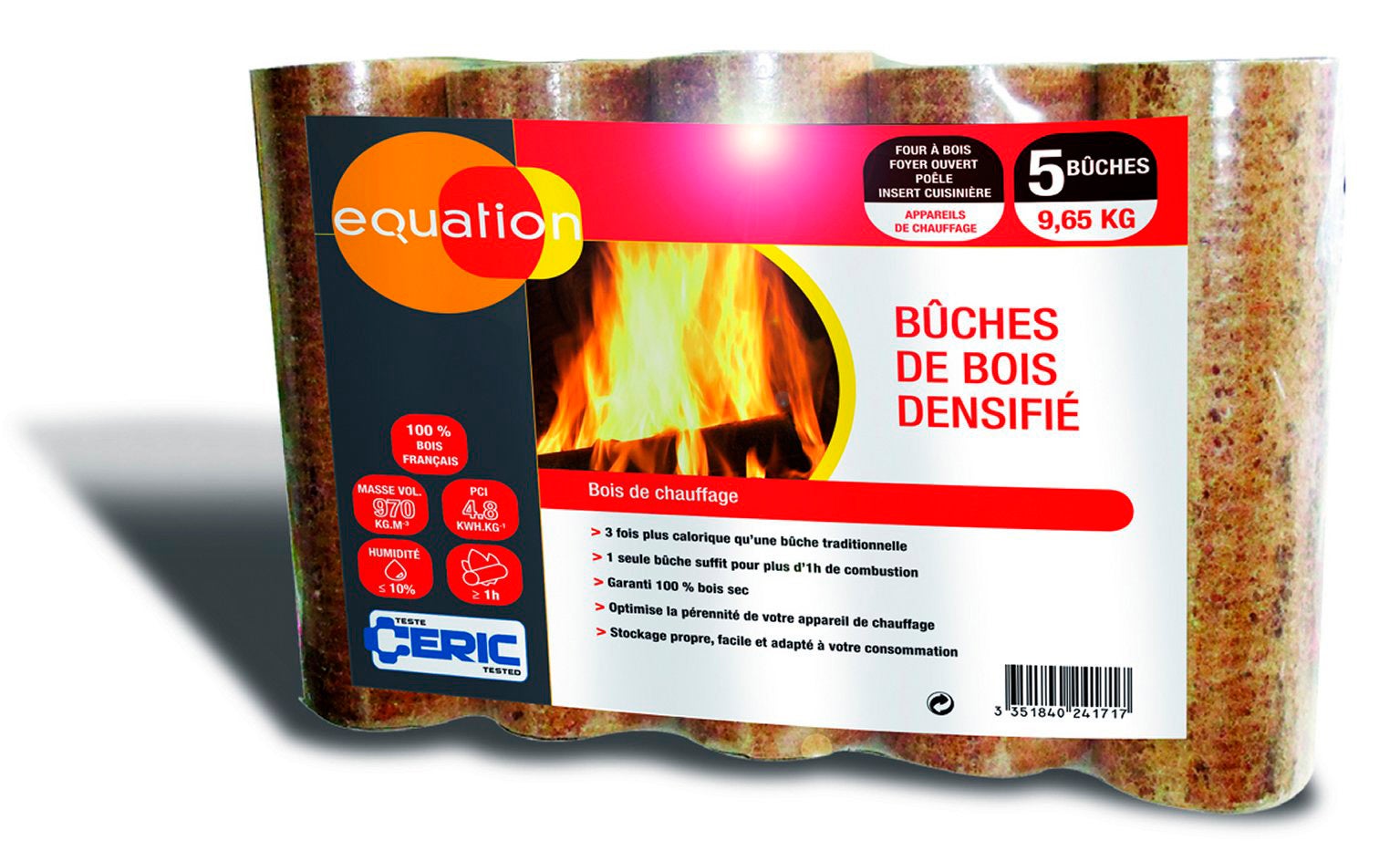 Palette bois densifié EQUATION 5 x 104 - 2