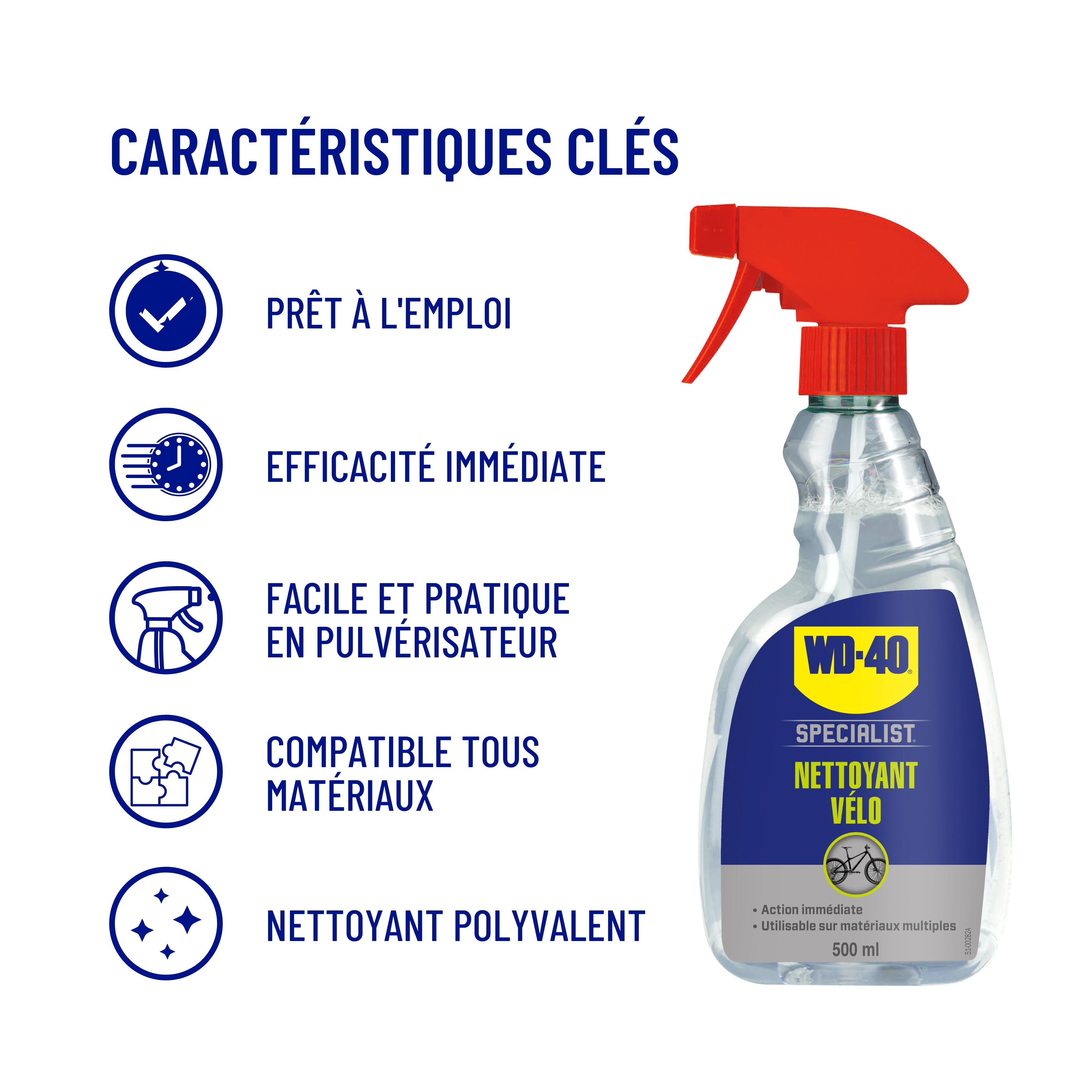 Nettoyant vélo WD-40, 500 ml - 2