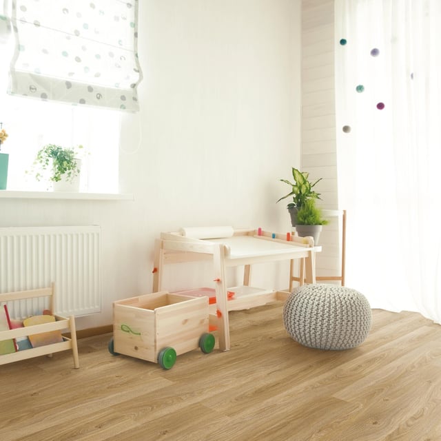 Revêtement de sol liège décor Land vitrifié CORKLIFE, l.19.5 cm