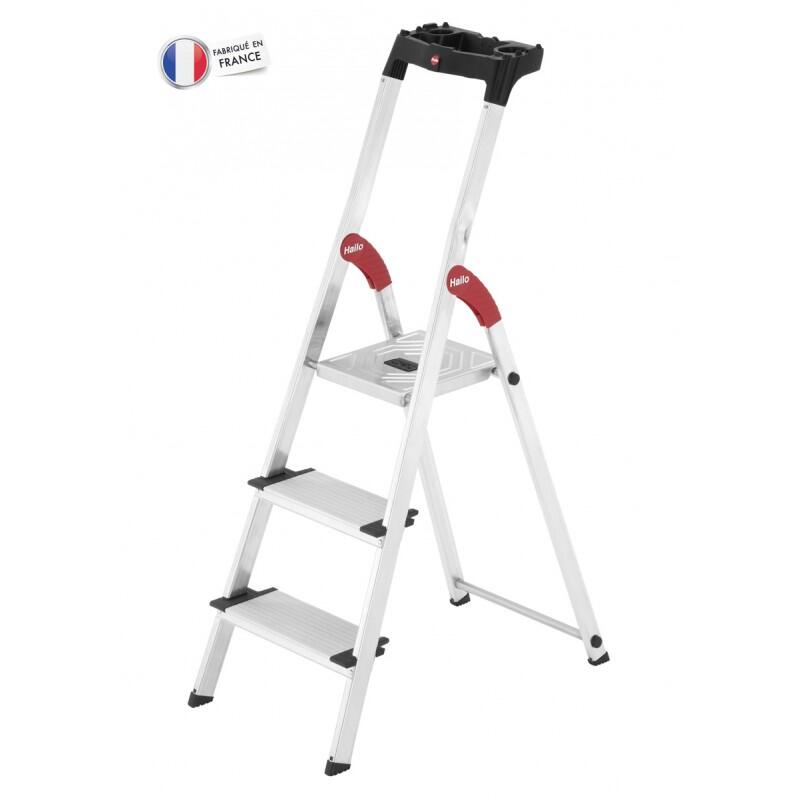 Escabeau aluminium HAILO 3 marches - 2