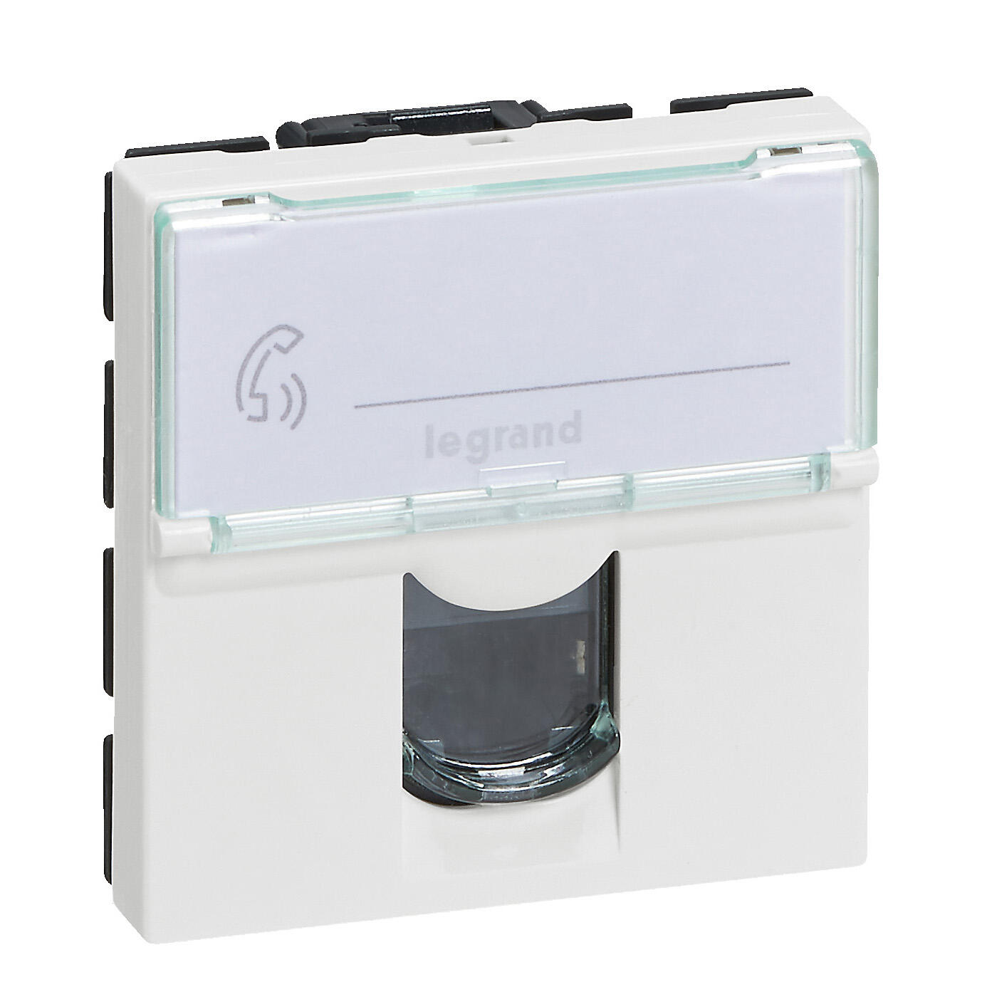 Prise rj45 avec porte-étiquette Mosaic, LEGRAND, blanc - 3