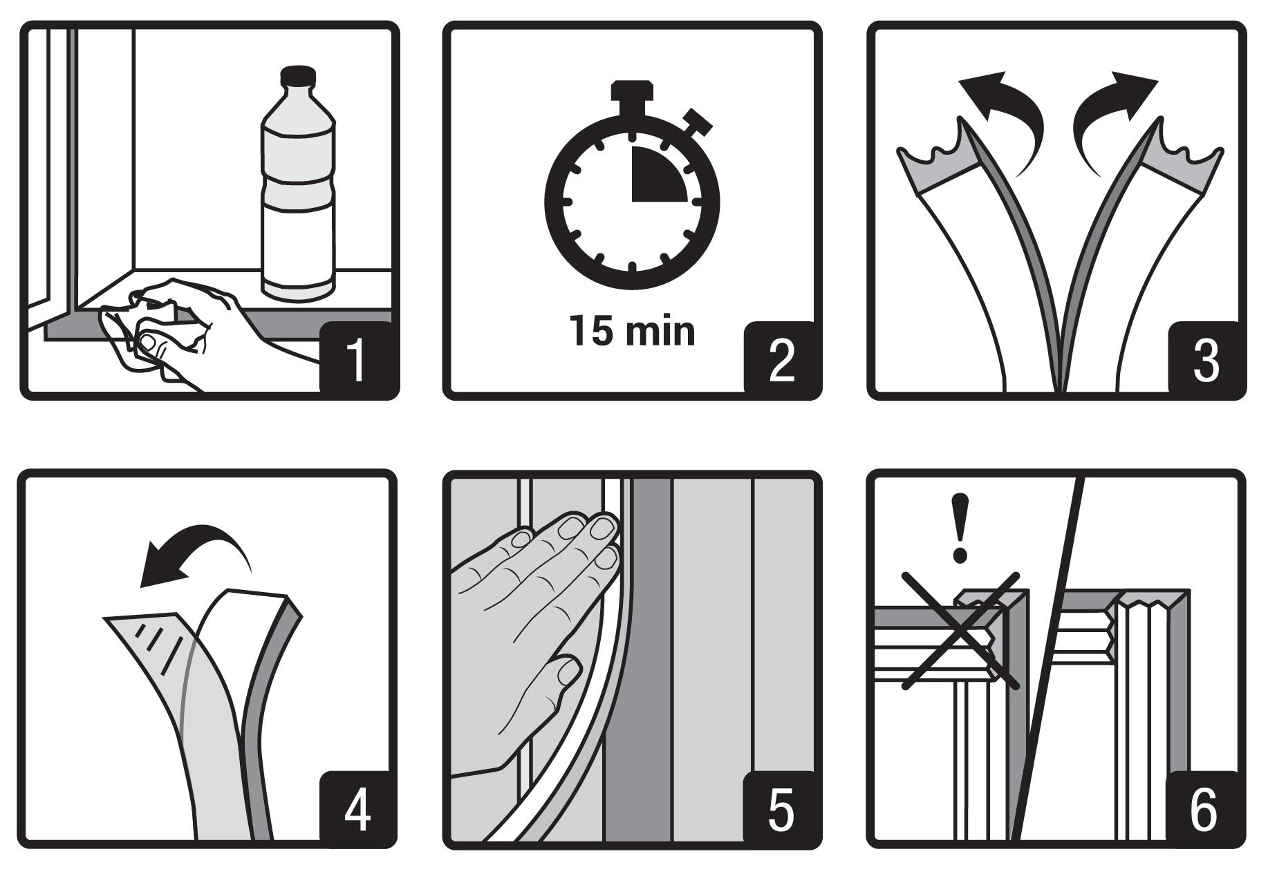 Joint de porte et fenêtre bon état Premium 3M 1 à 3 mm, L.6 m marron - 5