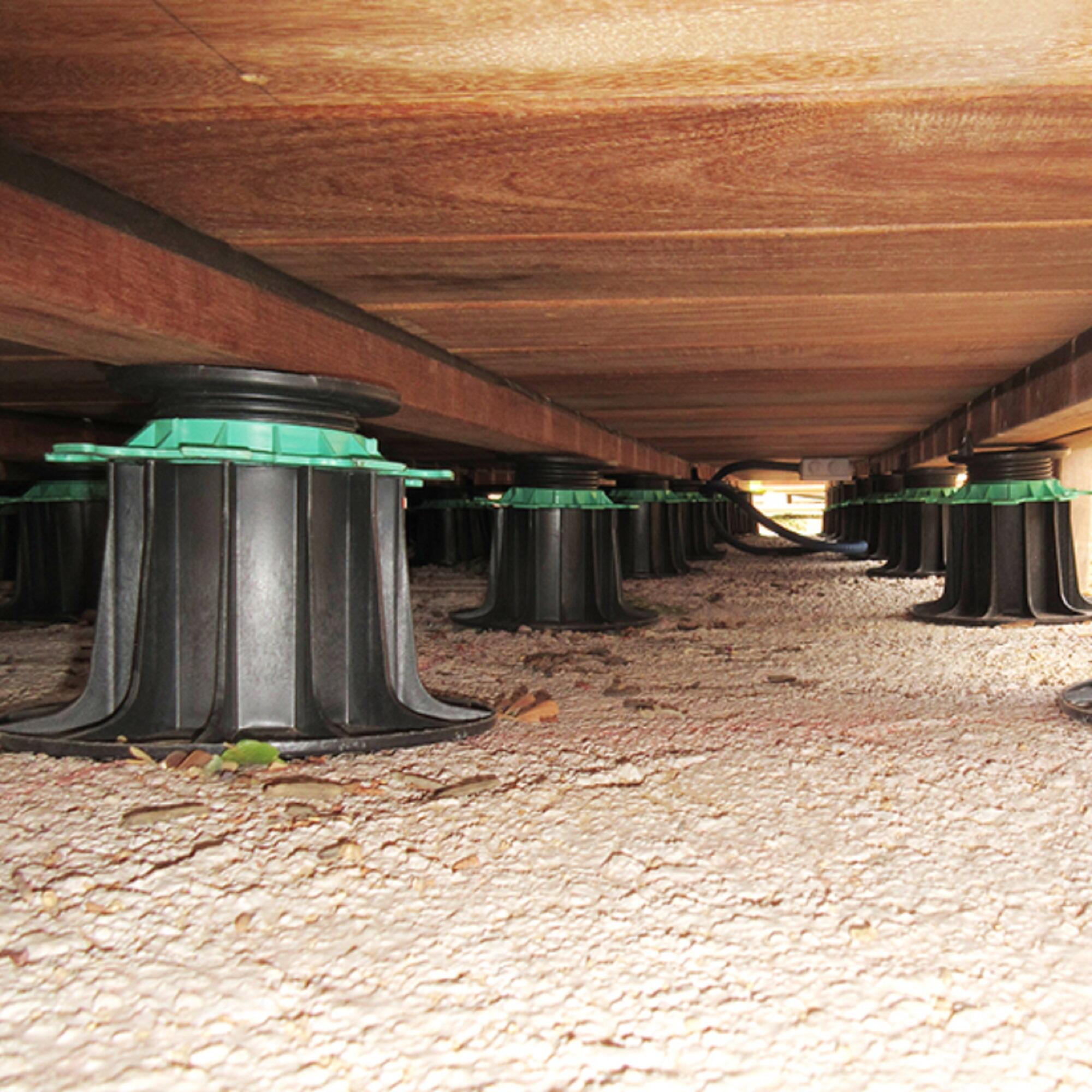 Lot de 60 plots pour lambourde 100% Recyclés, H.50 à 80 mm - 2