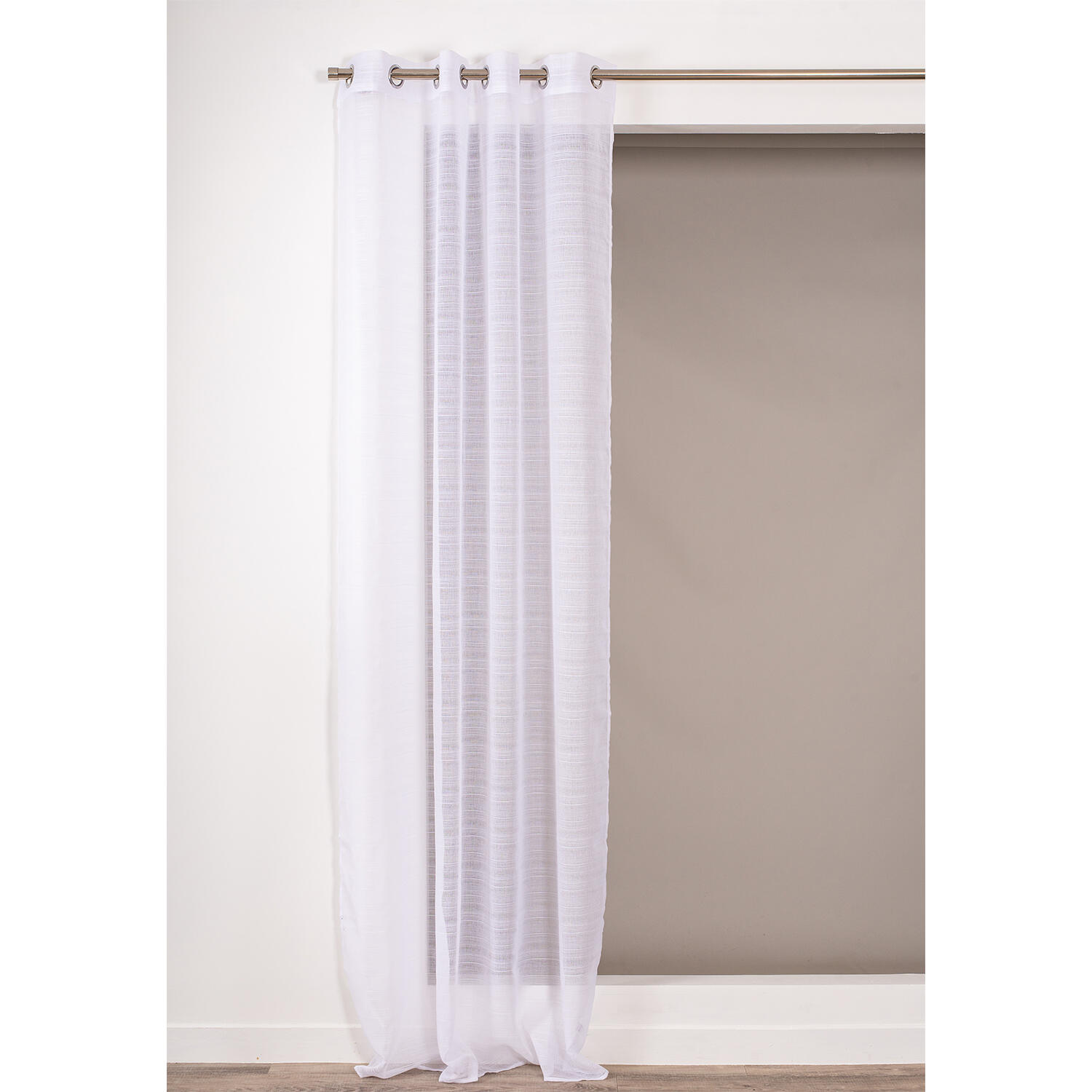 Voilage tamisant, Lola, blanc H.260 x l.140 cm - 2