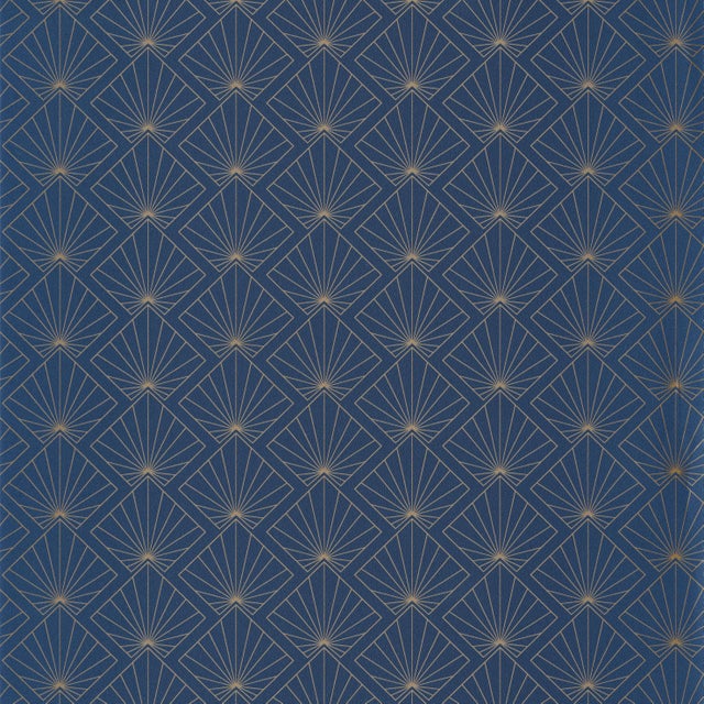 Papier peint intissé Only blue sunrise midnight blue