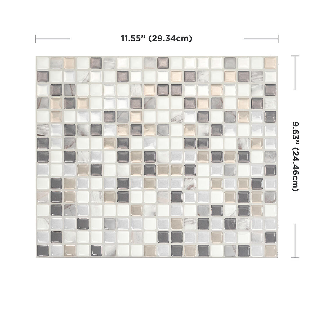 Revêtement autoadhésif SMART TILES Minimo, beige x L.0.2619 m - 3