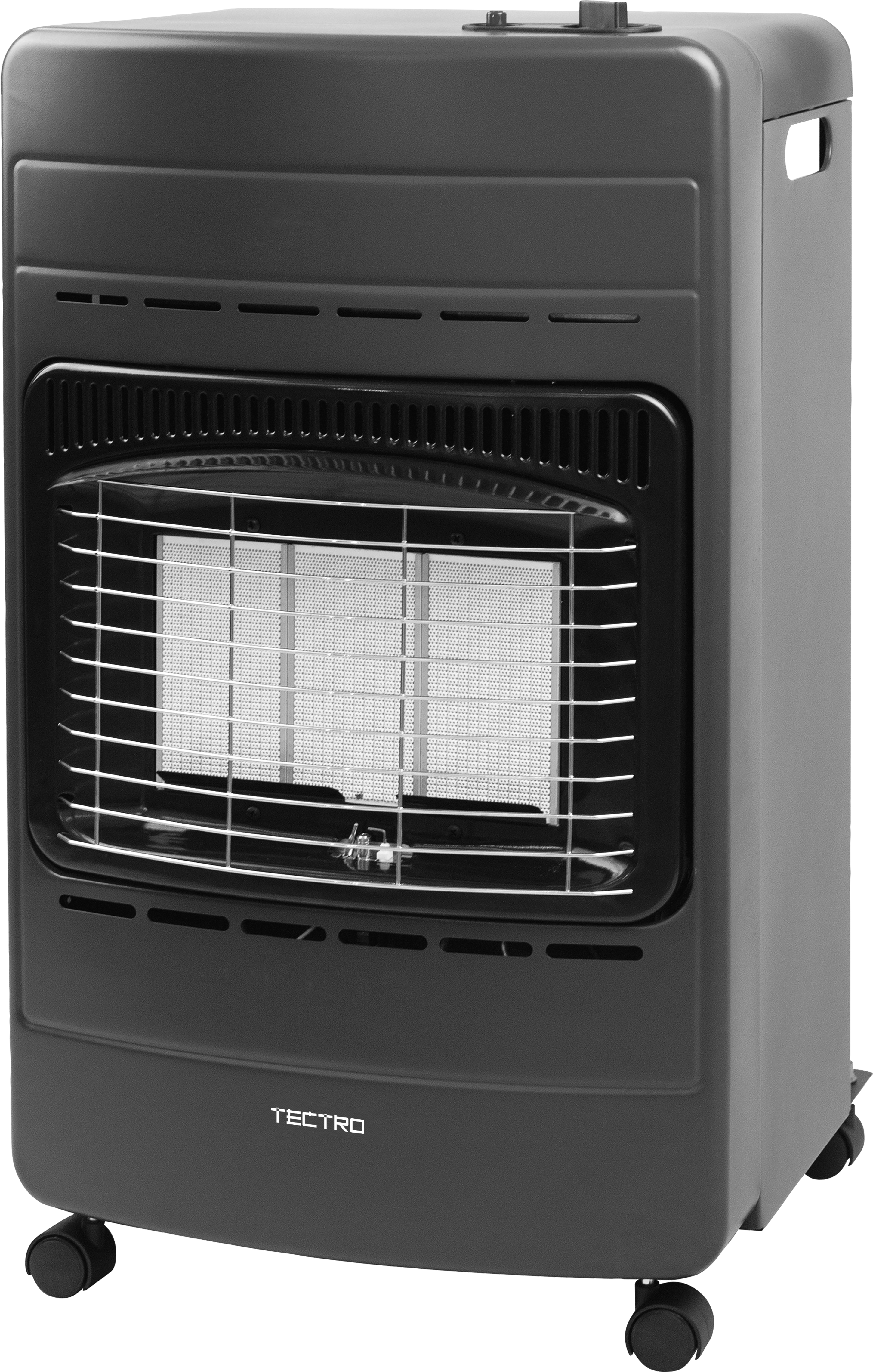 Chauffage Gaz Infrarouge Pliable 4.2 KW - 3 Positions, Sécurité Anti-basculement, Roues - Pour Intérieur