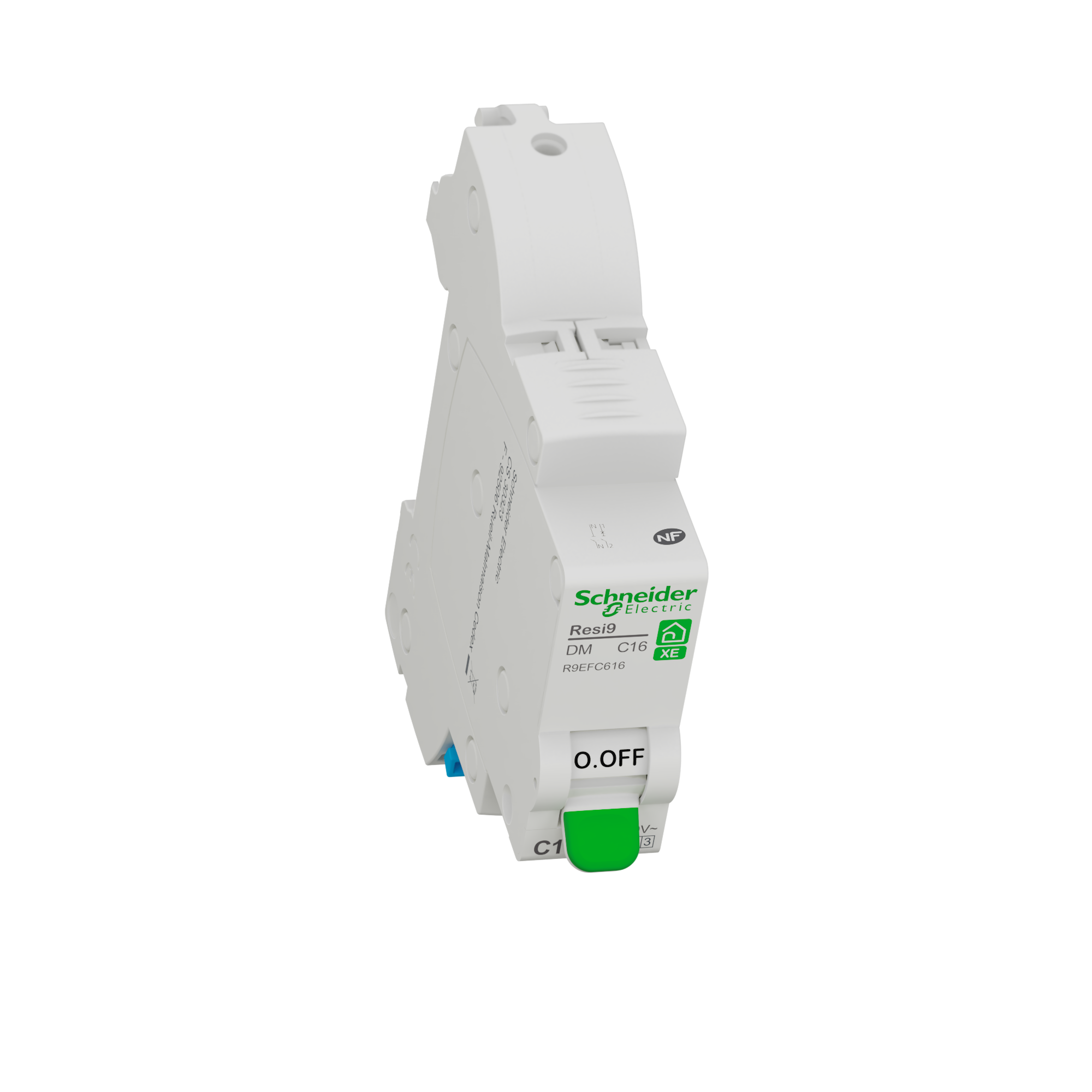 Disjoncteur modulaire 16A courbe C Resi9 XE, SCHNEIDER ELECTRIC - 11