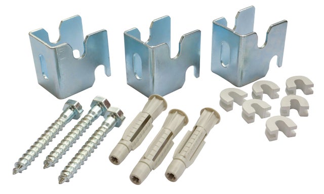 Fixations pour radiateur acier lamellaire
