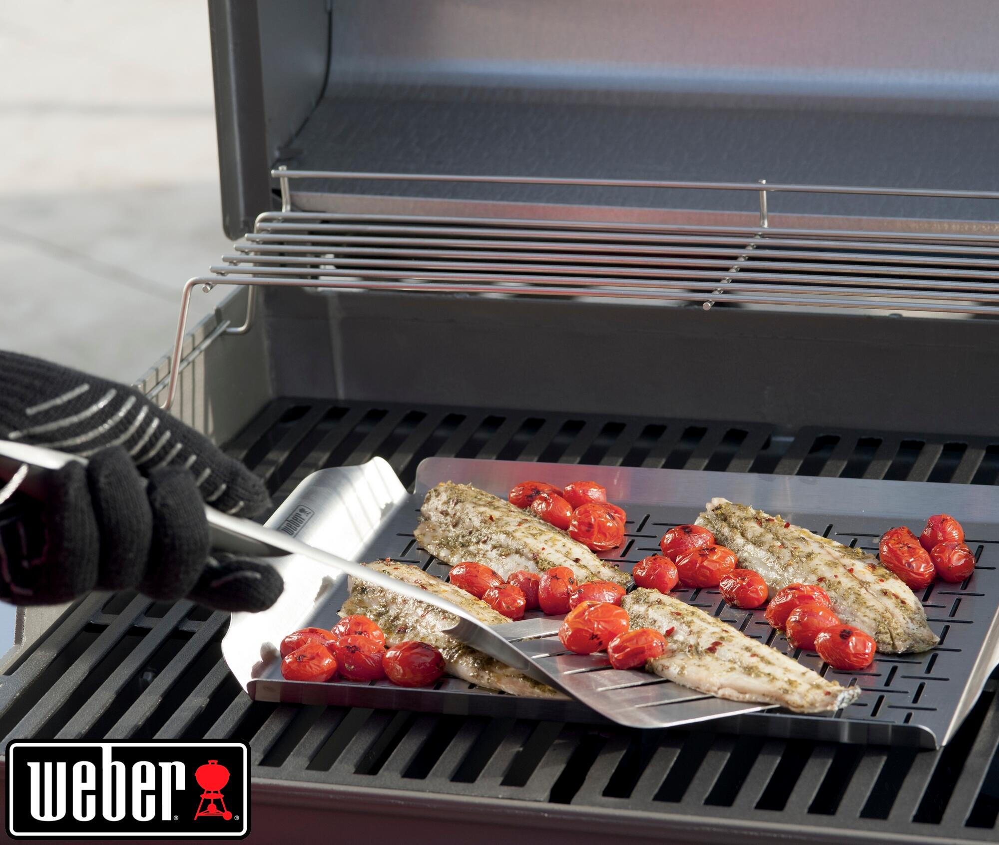 Plat de cuisson en acier inoxydable WEBER - 3