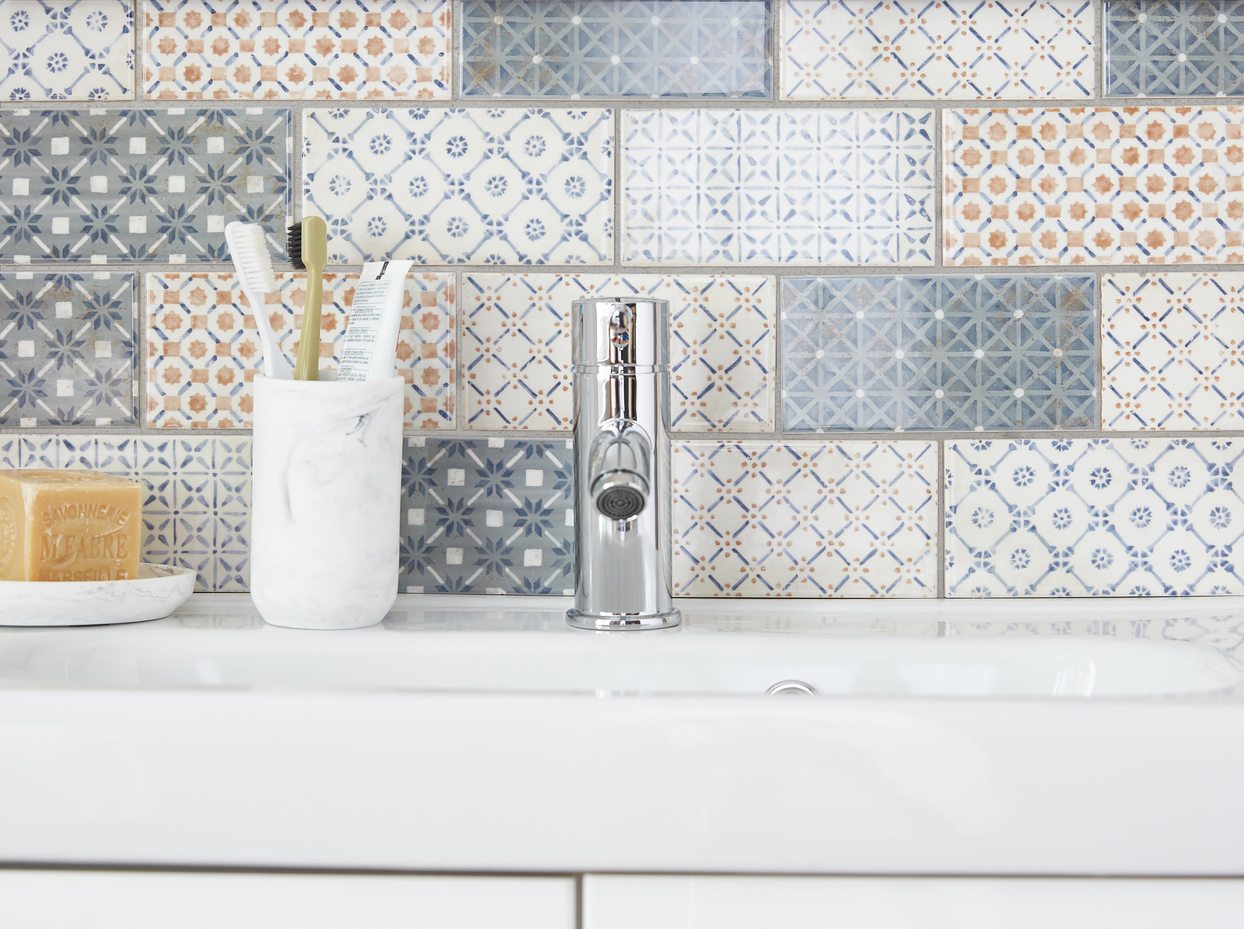 Gobelet de salle de bains Cloud blanc SENSEA - 2