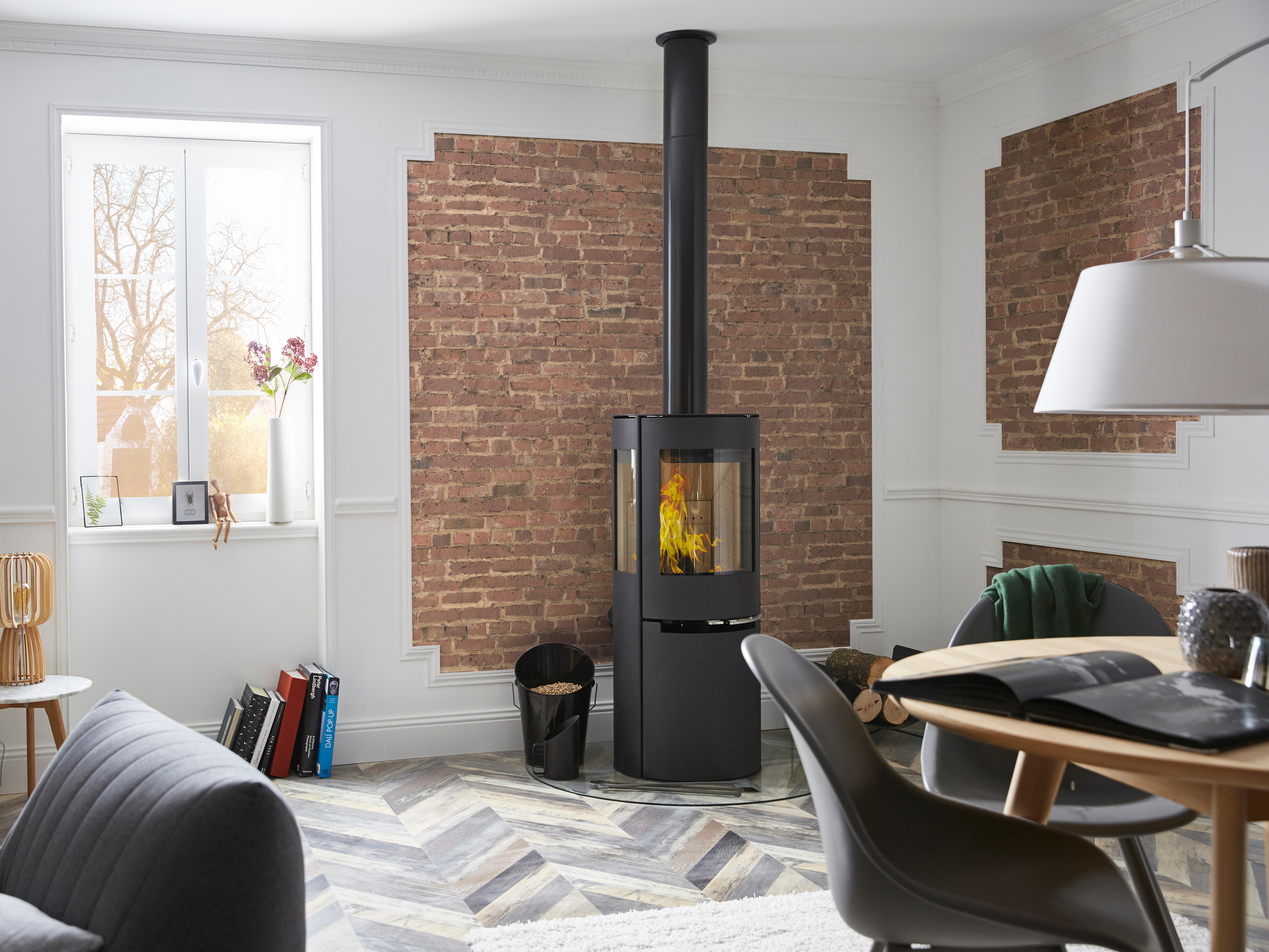 Range-bûche acier noir Fileo DIXNEUF - 2