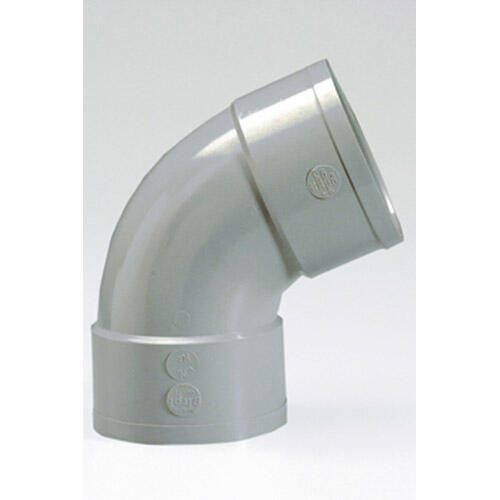 Coude 67°30 en pvc à coller, femelle / femelle, D.40 - 3