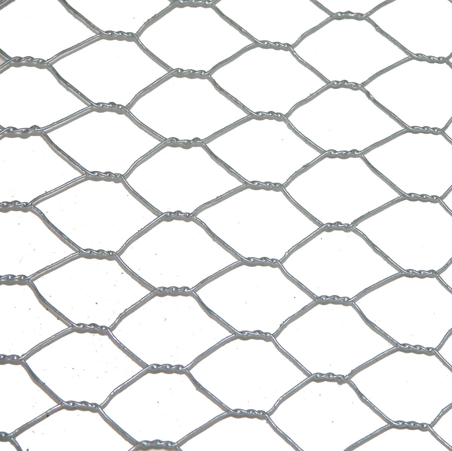 Grillage pour animaux triple torsion gris, H.0.5 x L.10 m, maille H.13 x l.13 mm - 2