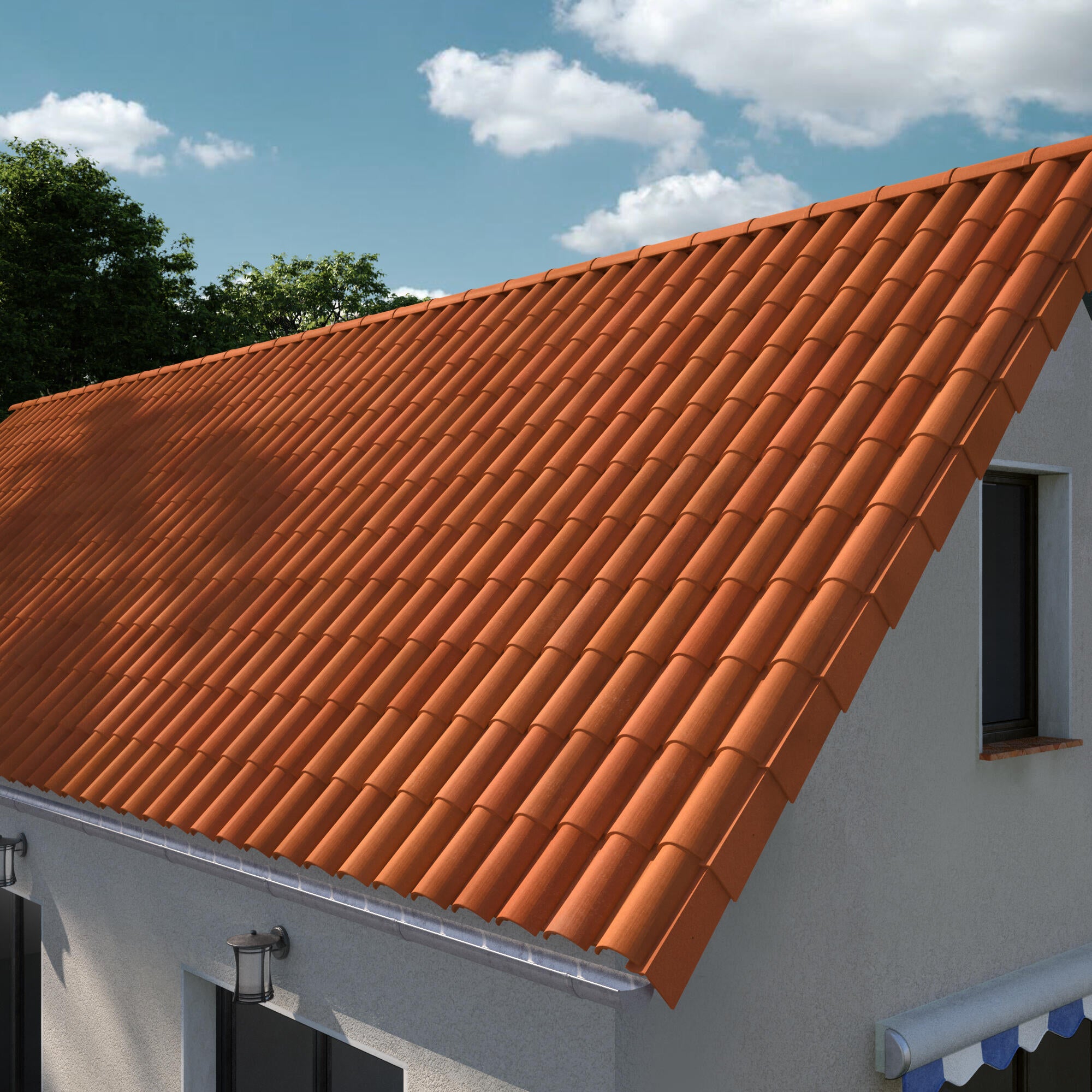 Tuile IMERYS TOITURE rouge Omega 10 - 2