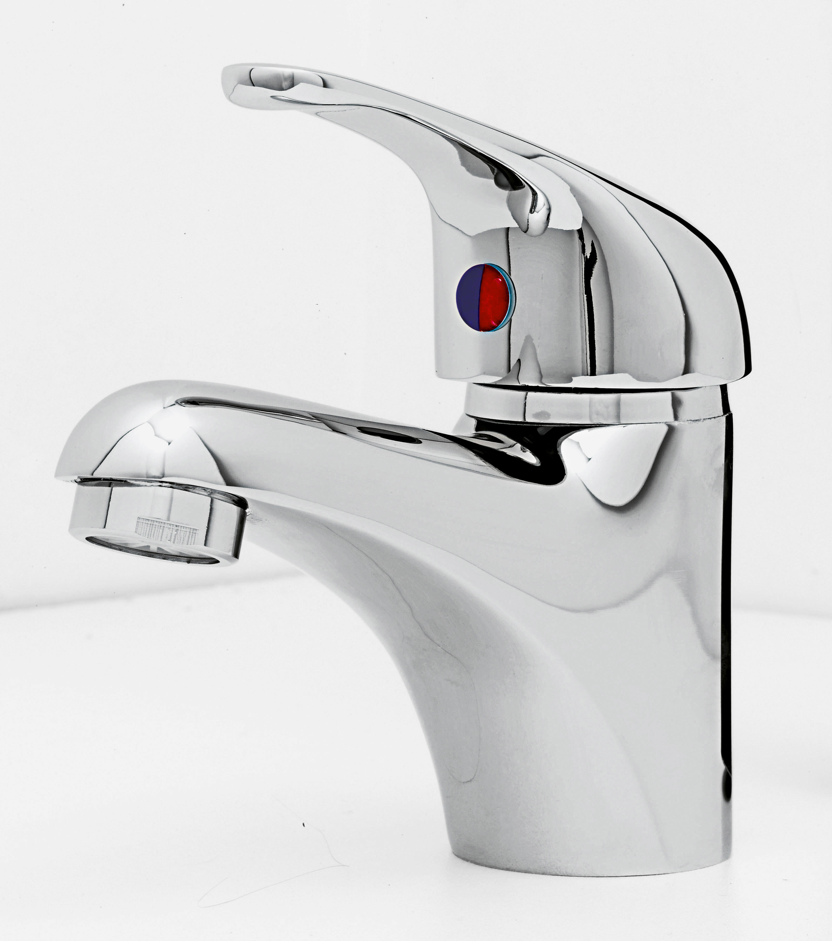 Grifo de lavabo Nerea monomando cromo brillo. Latón - 3