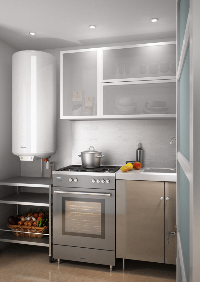 Chauffe-eau électrique vertical mural SAUTER Essentiel, 200 l