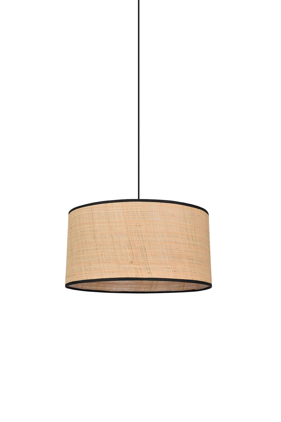 Suspension Cylindre raphia, beige, Diam.38 cm, E27 - 7