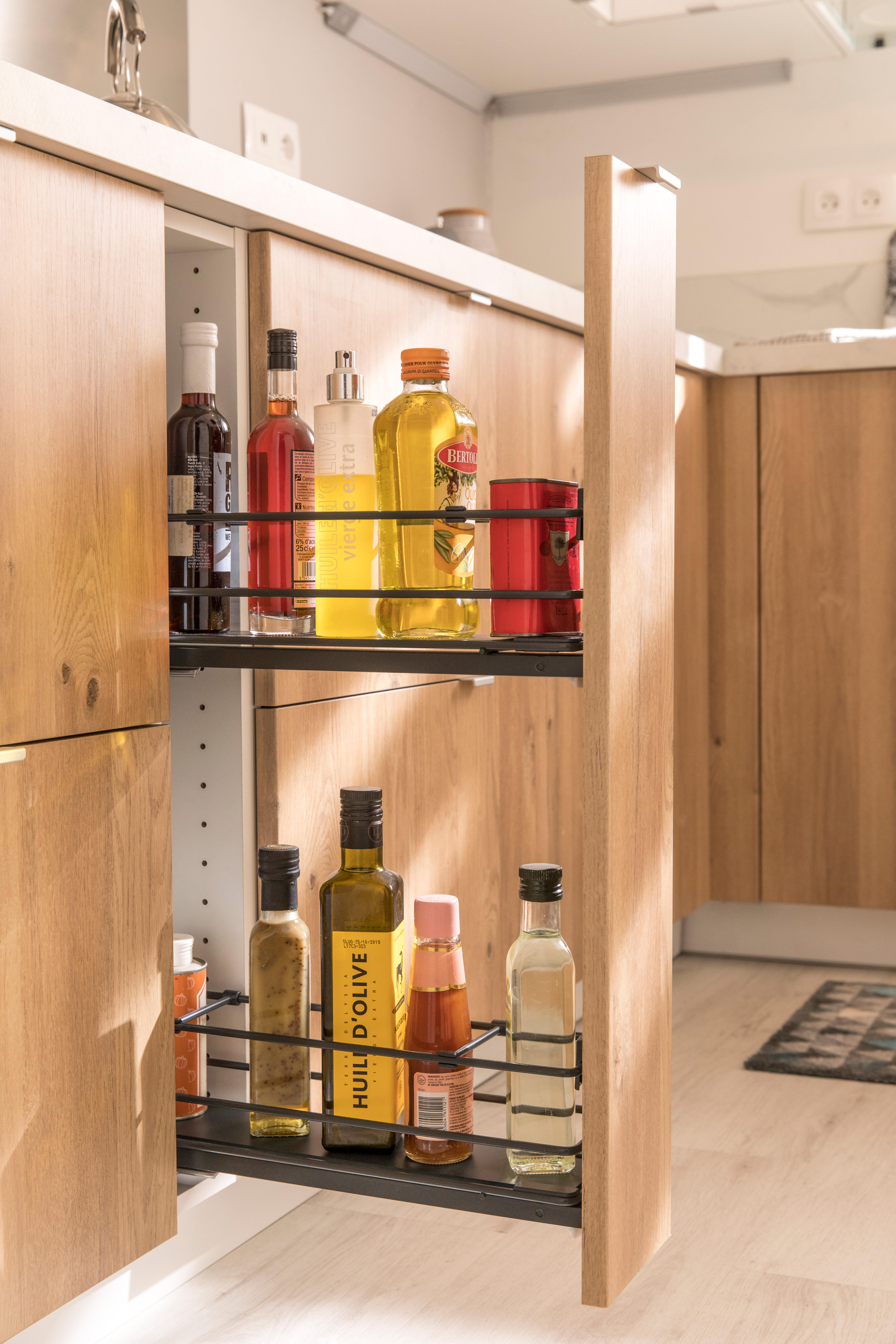 Rangement coulissant pour meuble l.15 cm - 5