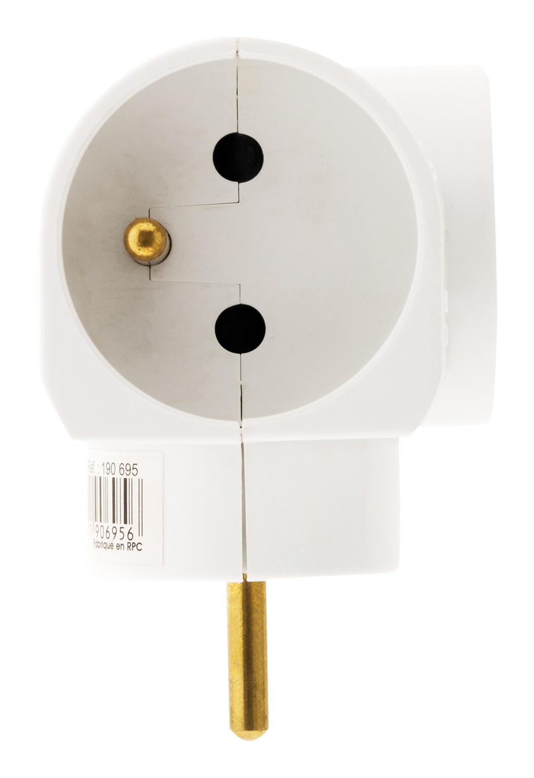 Multiprise 0 m blanc ZENITECH - 3