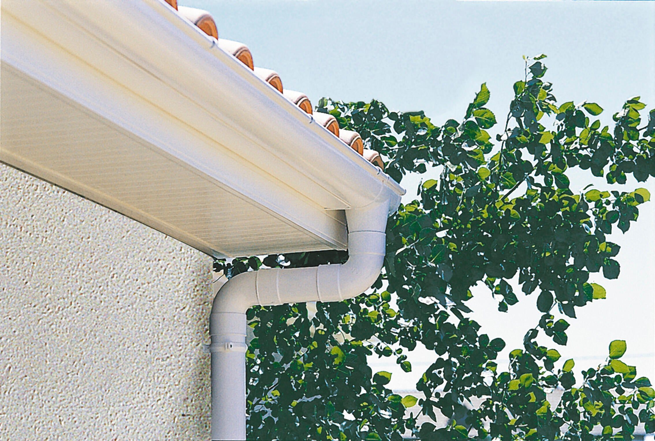 Profil de jonction H habillage bandeau de rive FSF1063 blanc pvc L.3 m - 2