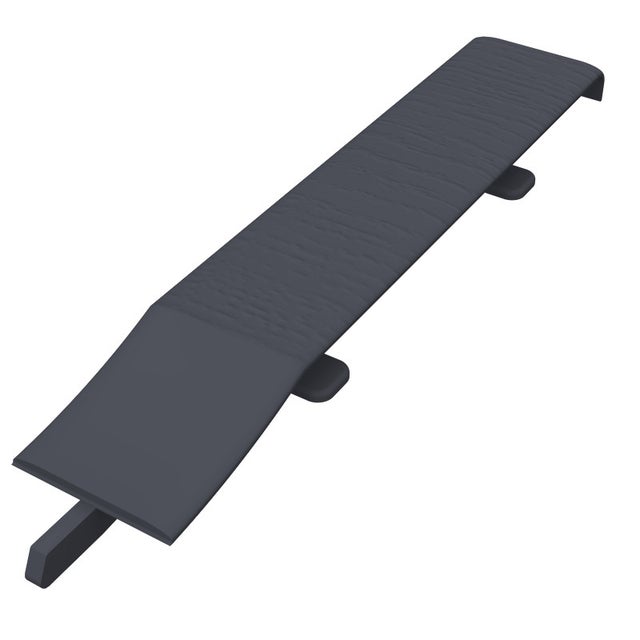 Lot de 10 jonctions pvc solid country 150x30 FREEFOAM anthracite ral 7015