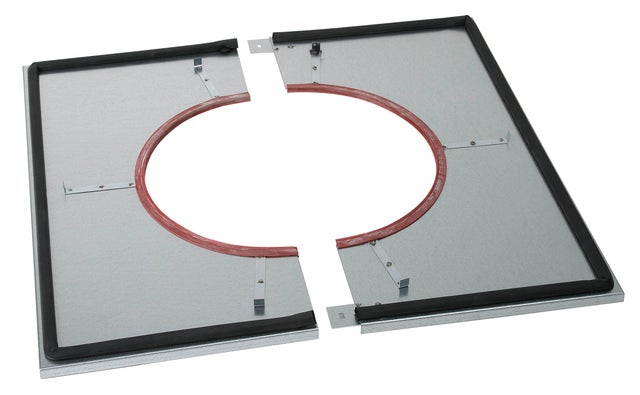 Plaque sécurité étanche Pdse 150 tz POUJOULAT D.150 mm 45,4 x 45,4
