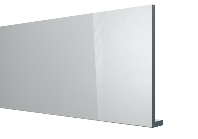 Rive de toiture blanc pvc L.3 m