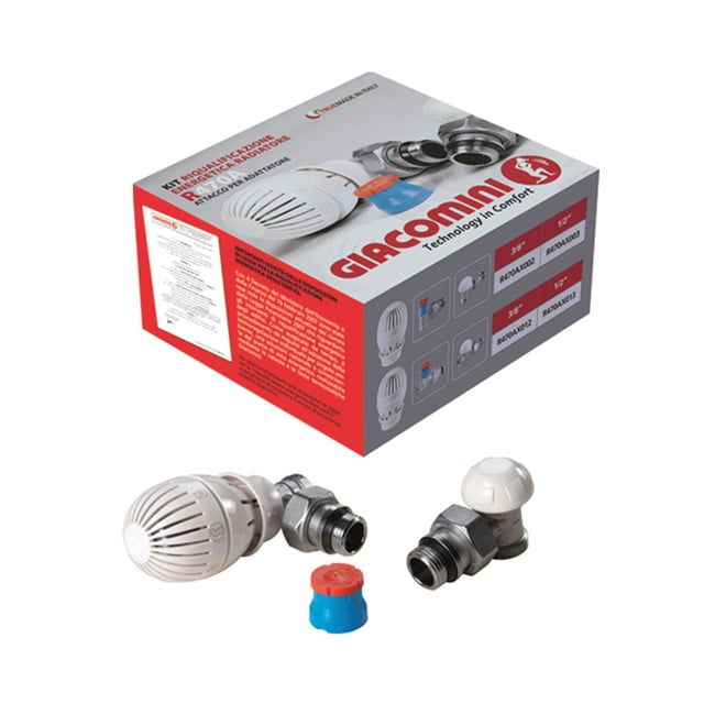 Valvola termostatica a squadra invertita GIACOMINI 1/2