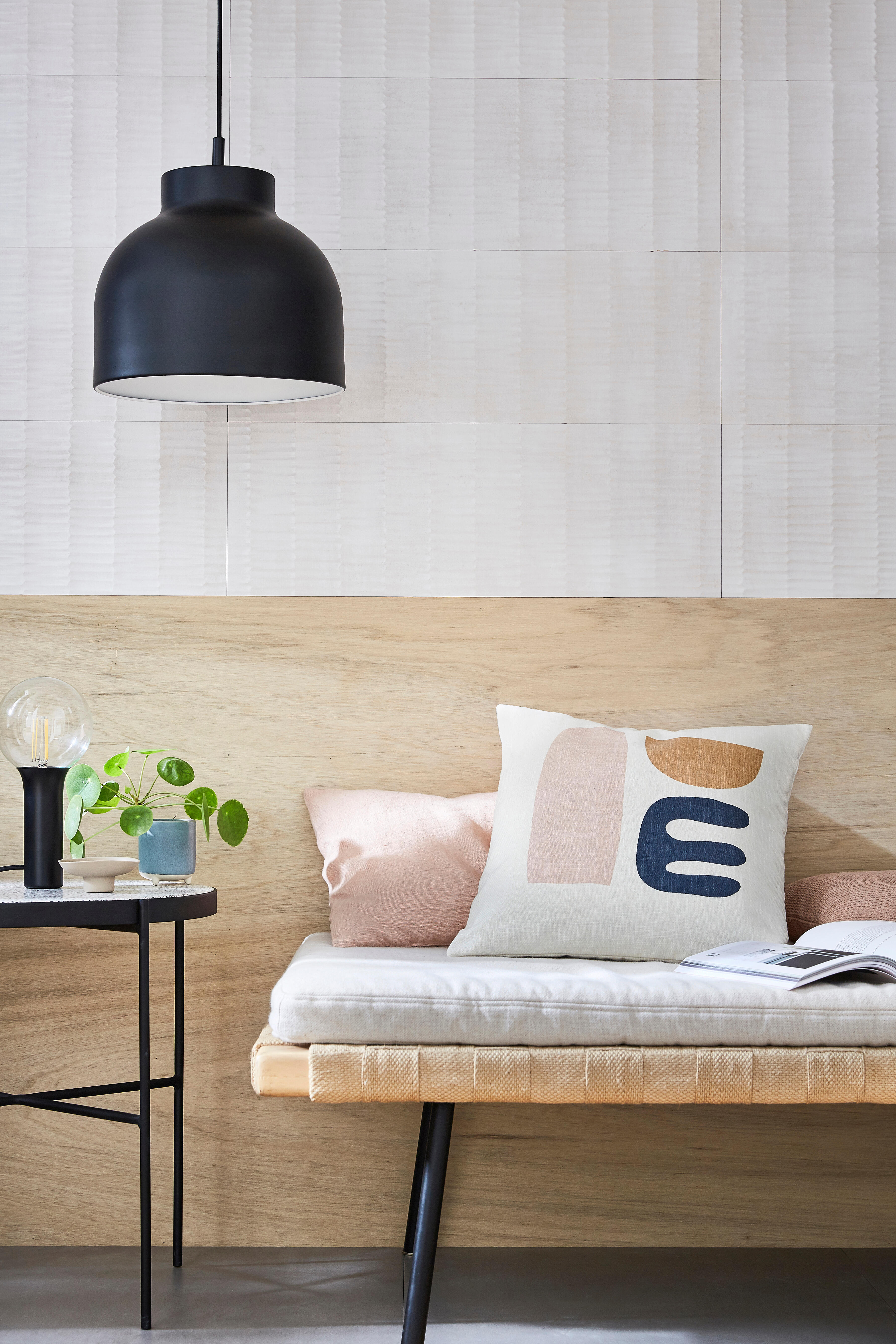 Carrelage mural effet béton beige mat l.24 x L.69 cm Eclipse - 4