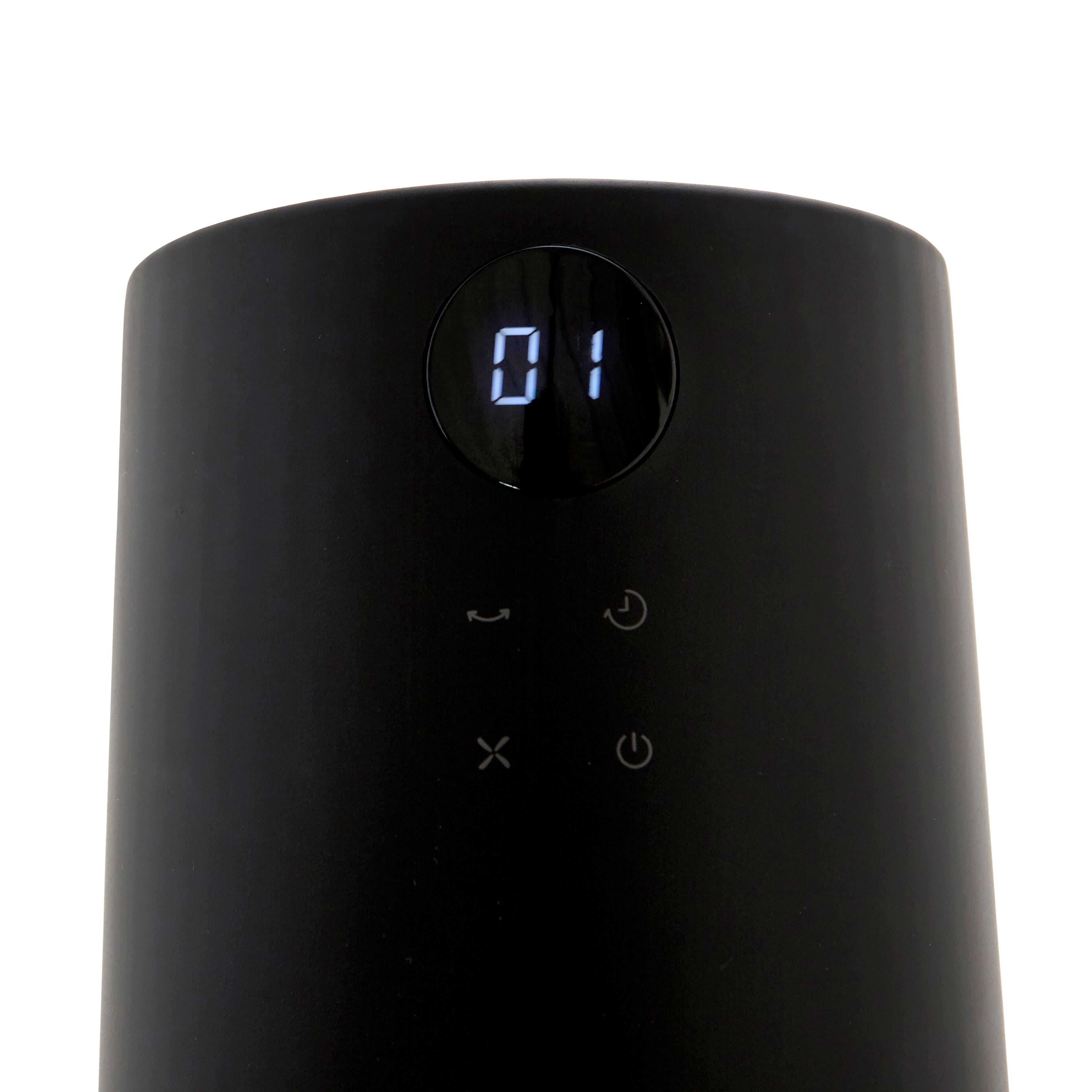 Ventilateur sur pied, EQUATION, Loft digit noir 50 W, D40 cm - 7