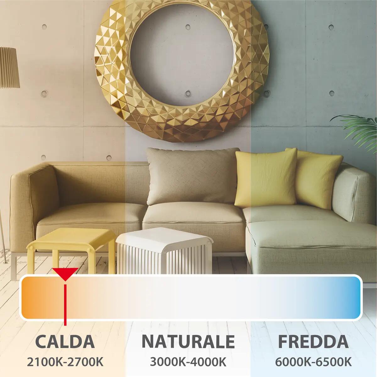 Lampadina LED, E27 goccia, ambrato, luce calda, 4W= 160 LM 360° dimmerabile, ON - 2