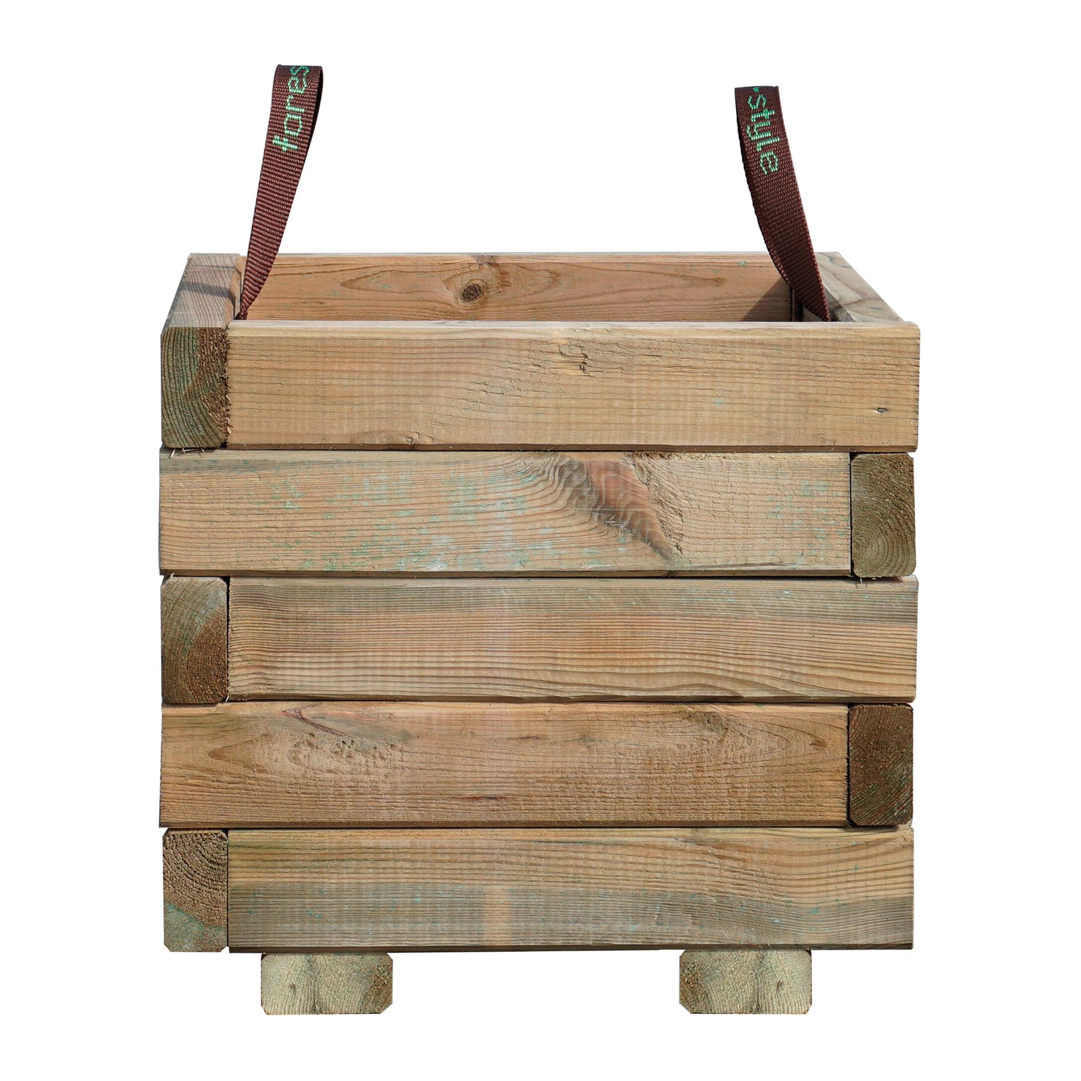 Fioriera Cajou CERLAND in legno pino H 38.5 x L 40 x P 40 cm - 6