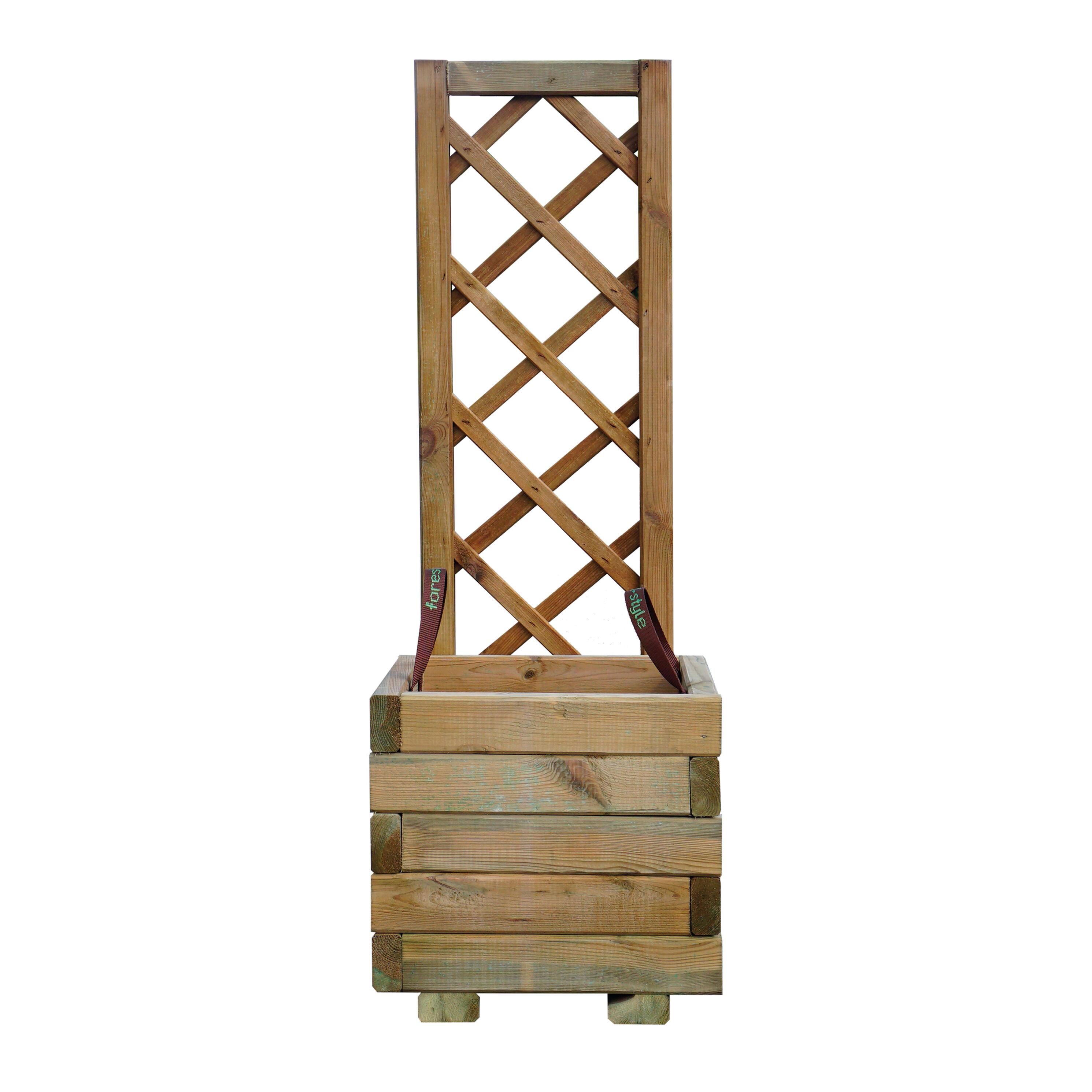 Fioriera Cajou CERLAND in legno pino H 38.5 x L 40 x P 40 cm - 4