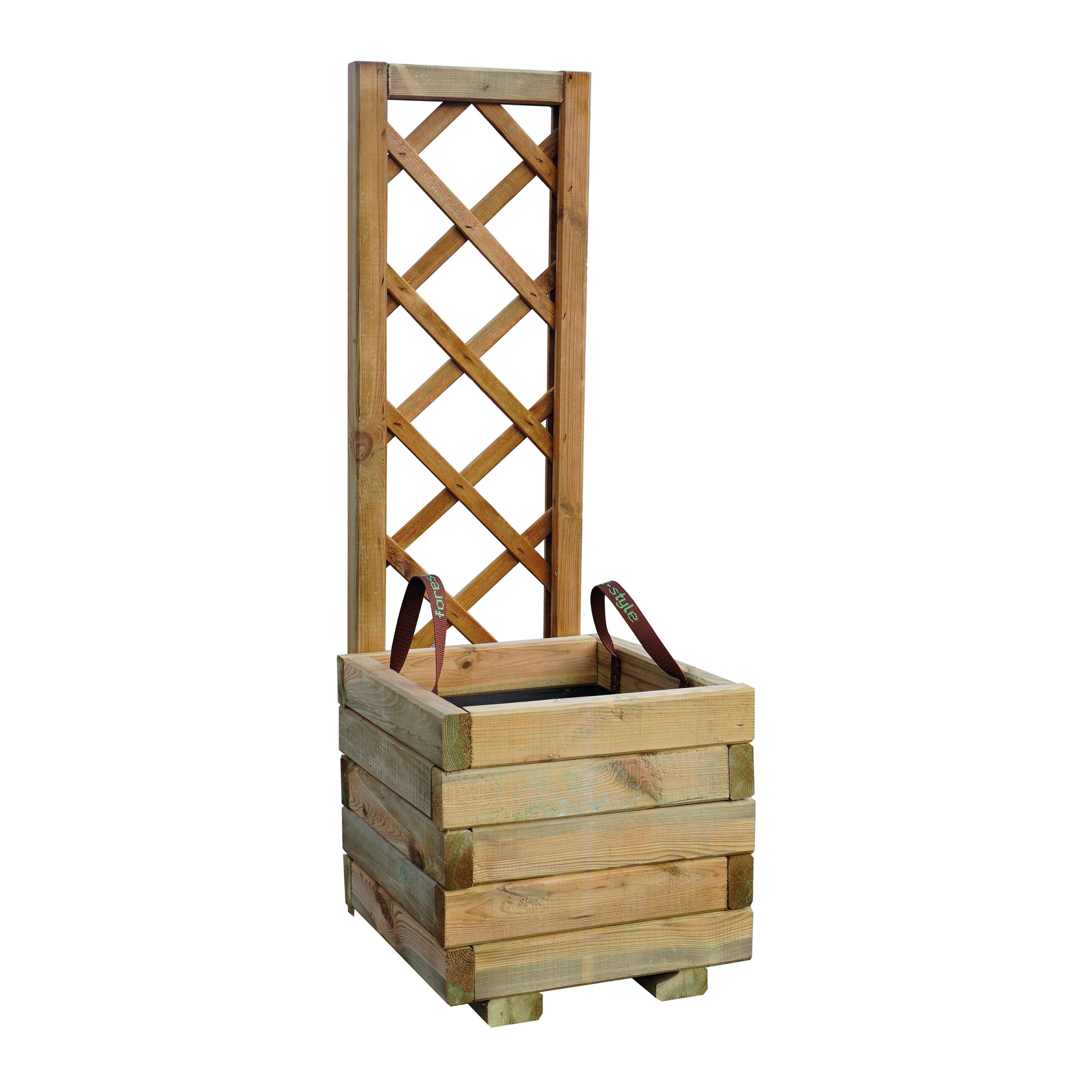 Fioriera Cajou CERLAND in legno pino H 38.5 x L 40 x P 40 cm - 3