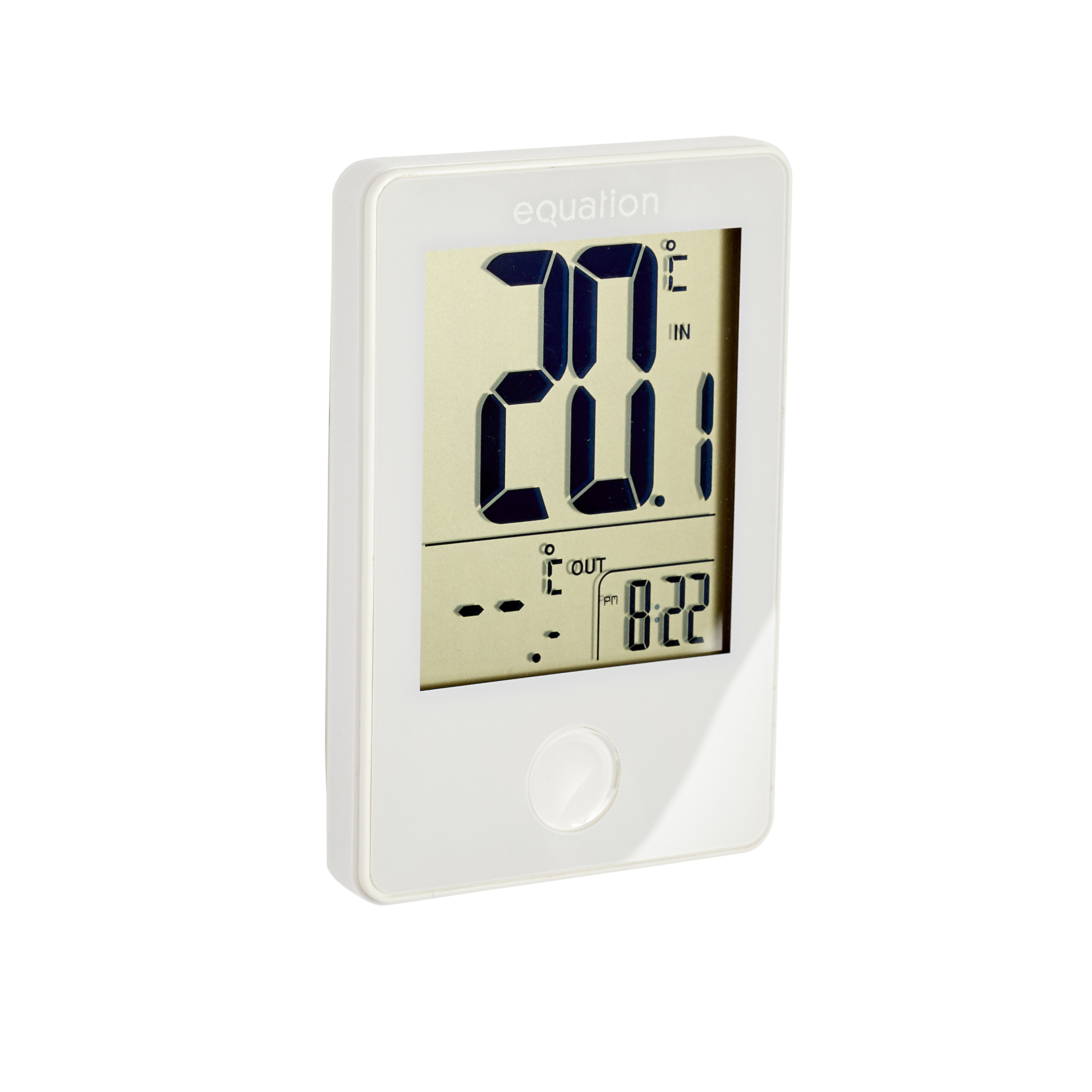 Thermomètre intérieur extérieur avec sonde de température ss fil blanc, EQUATION - 5