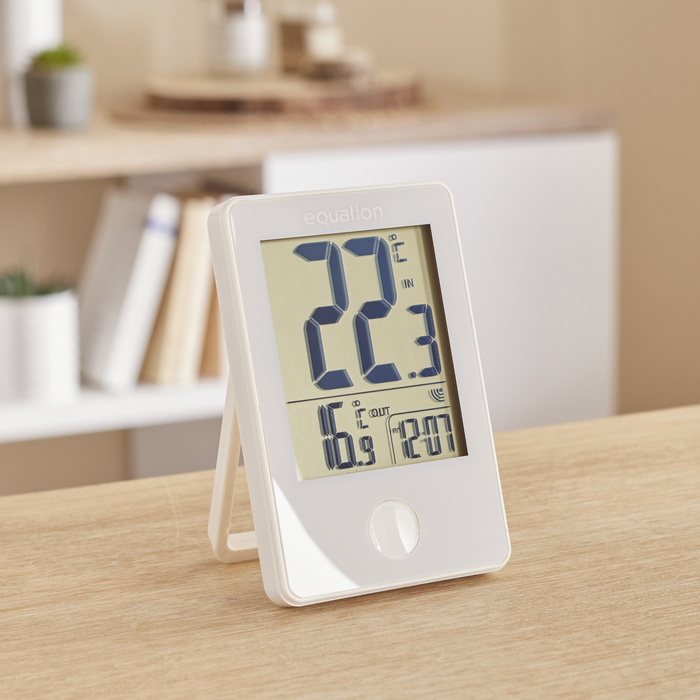 Bezprzewodowy termometr zewnętrzny TH3 Equation, łatwy w instalacji i obsłudze