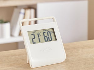 Reloj de baño, temporizador de ducha Alarma Relojes digitales, baño  impermeable Relojes temporizador de cocina con termómetro Higrómetro  Compatible con ducha Cocinar