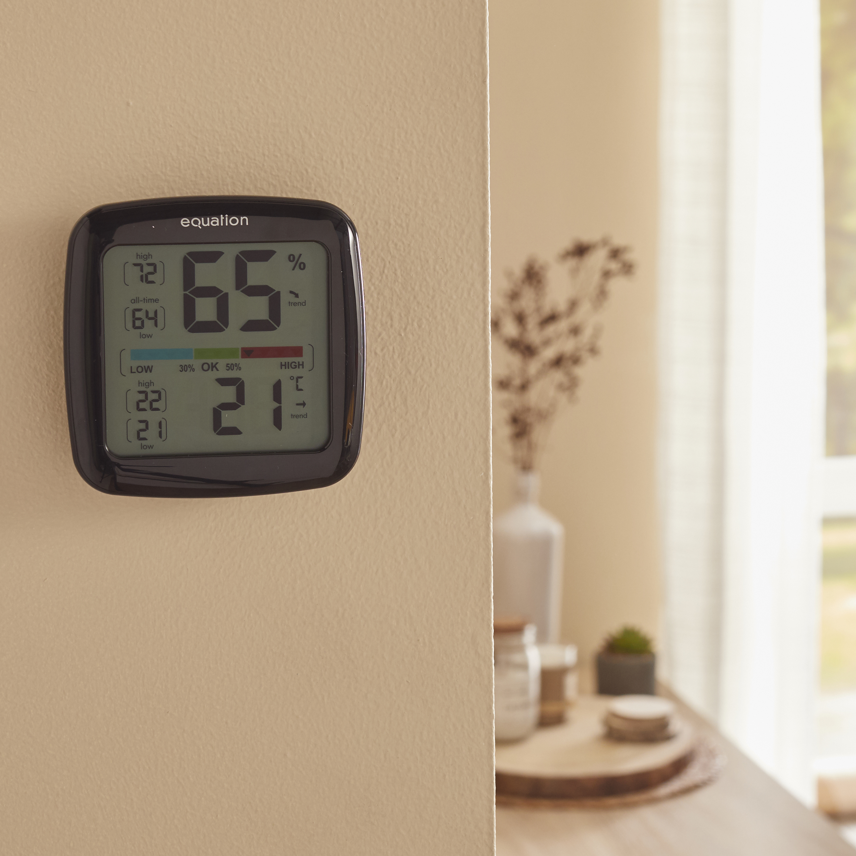 Thermomètre / hygromètre intérieur EQUATION Th6 - 6